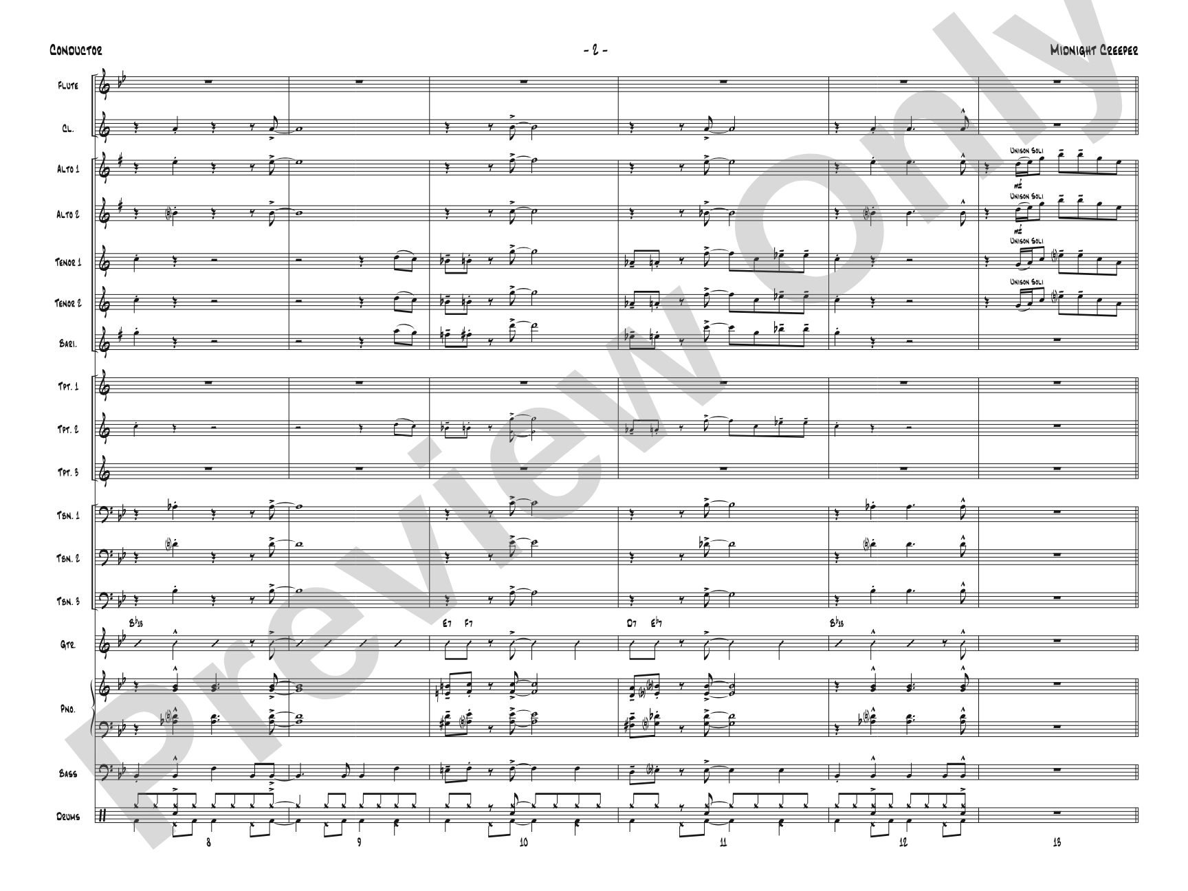 Midnight Creeper: Score