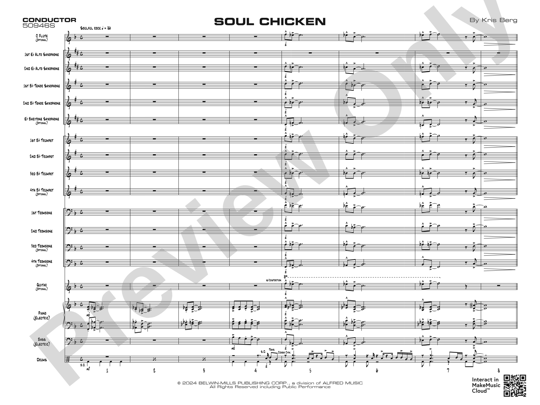 Soul Chicken: Jazz Ensemble Conductor Score & Parts