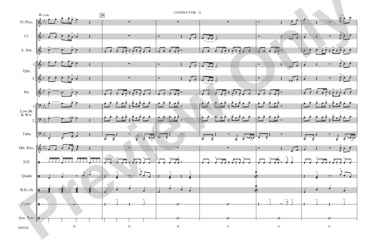 Dance the Night: Marching Band Conductor Score & Parts