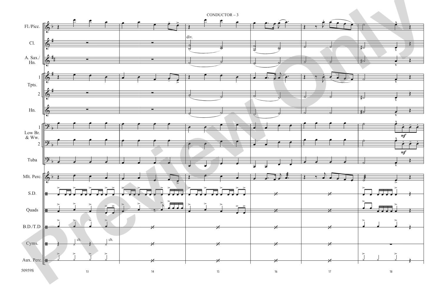 Choose Your Fighter: Marching Band Conductor Score & Parts
