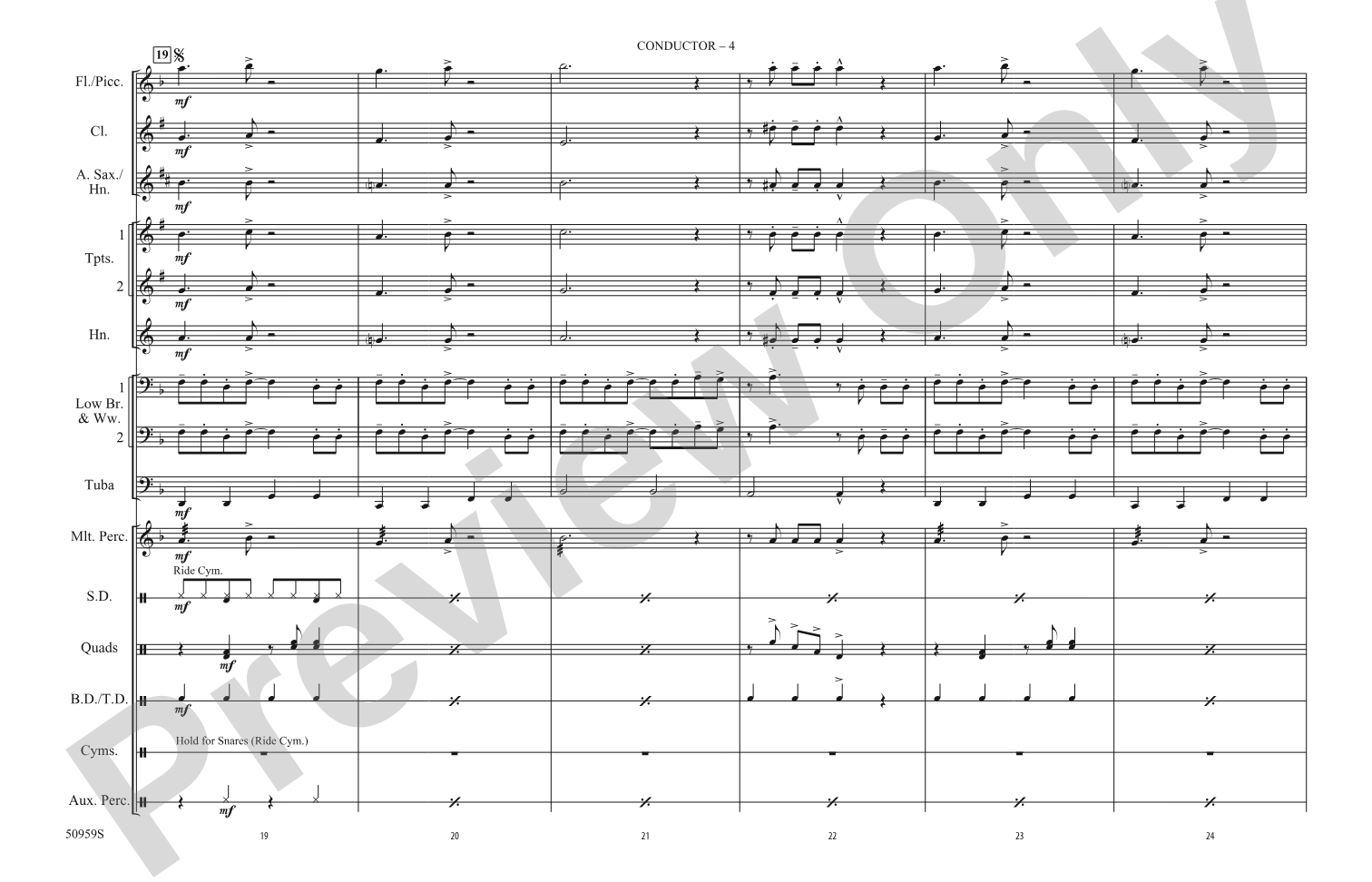 Choose Your Fighter: Marching Band Conductor Score & Parts
