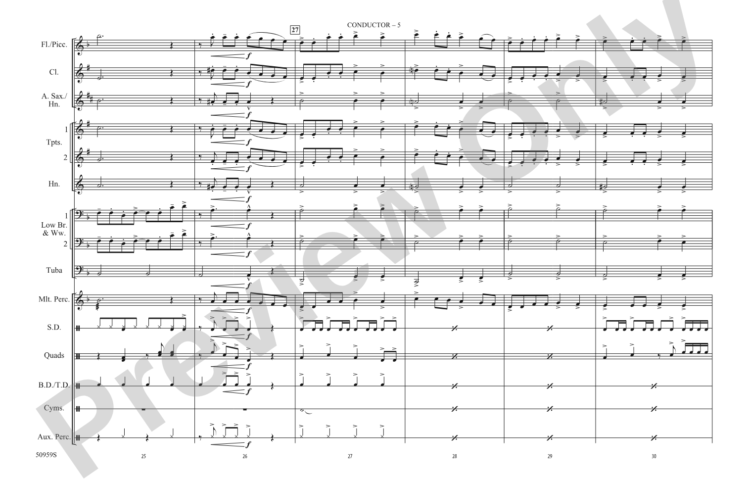 Choose Your Fighter: Marching Band Conductor Score & Parts