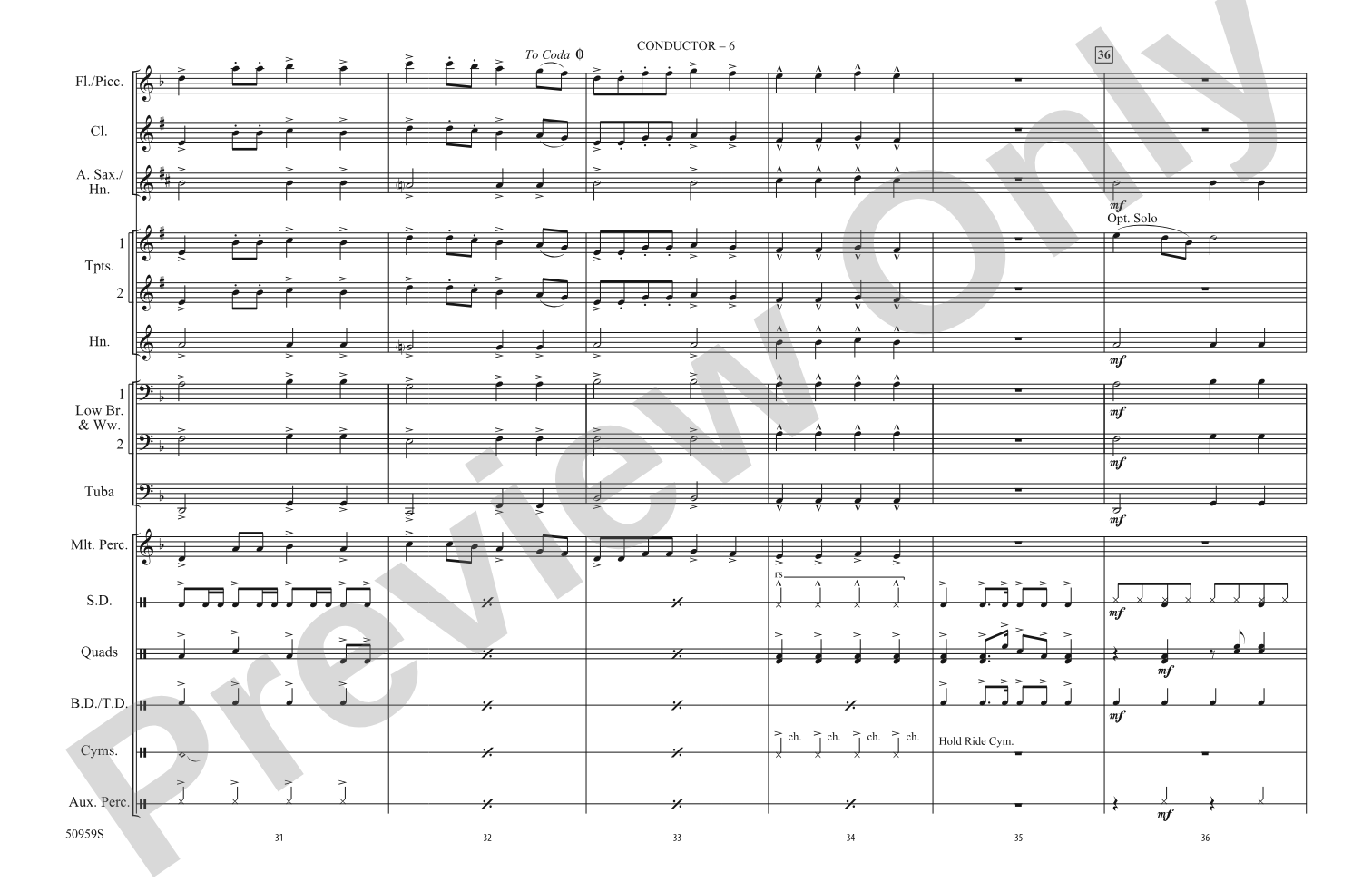 Choose Your Fighter: Marching Band Conductor Score & Parts