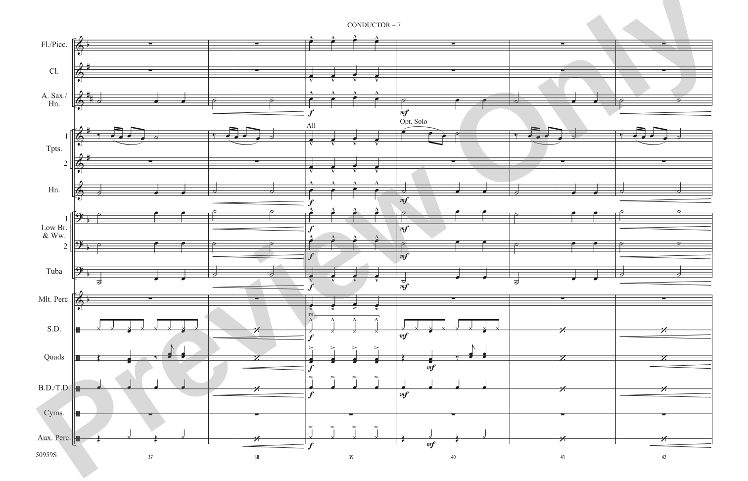 Choose Your Fighter: Marching Band Conductor Score & Parts