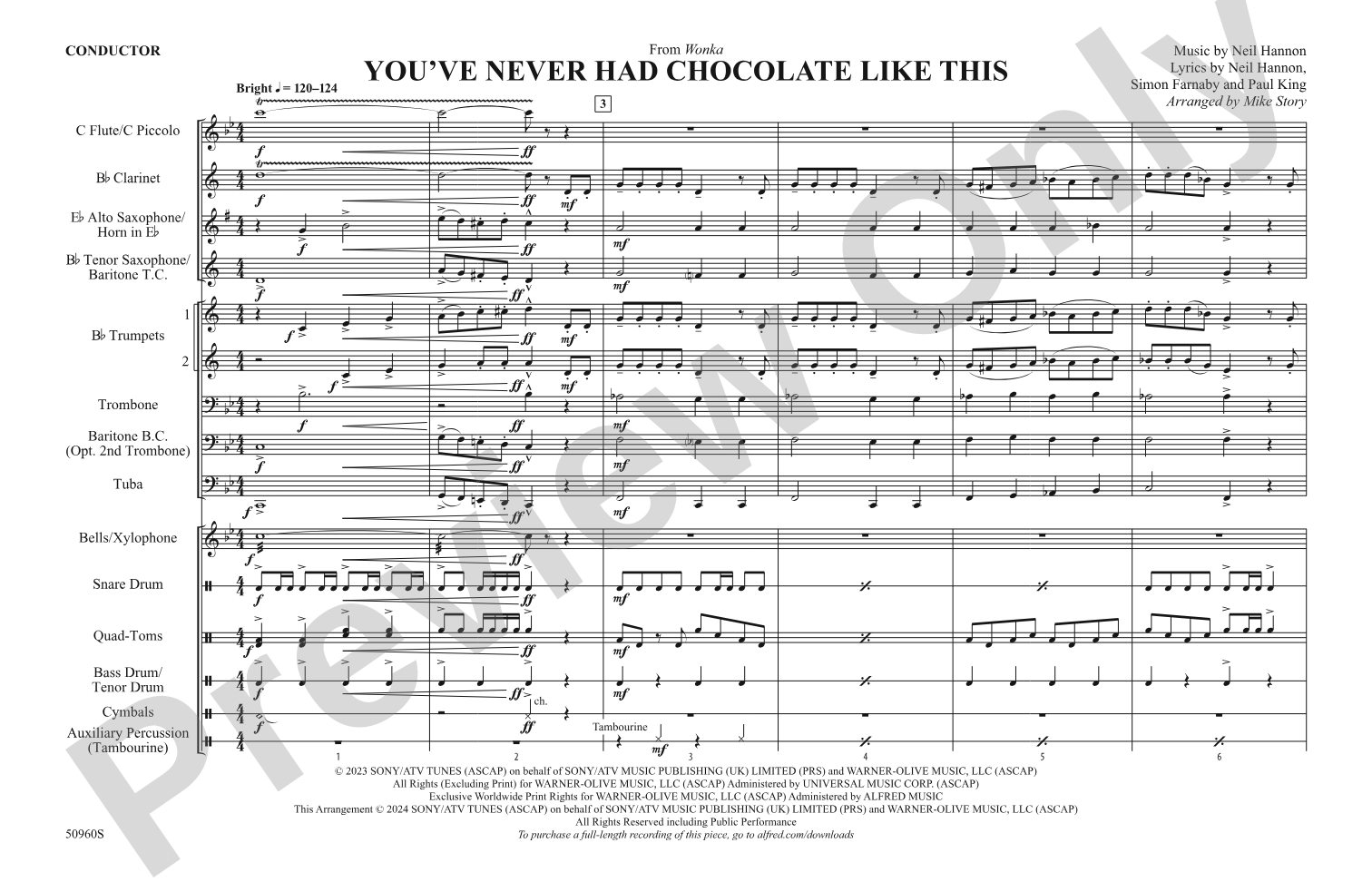 You've Never Had Chocolate Like This: Marching Band Conductor Score & Parts