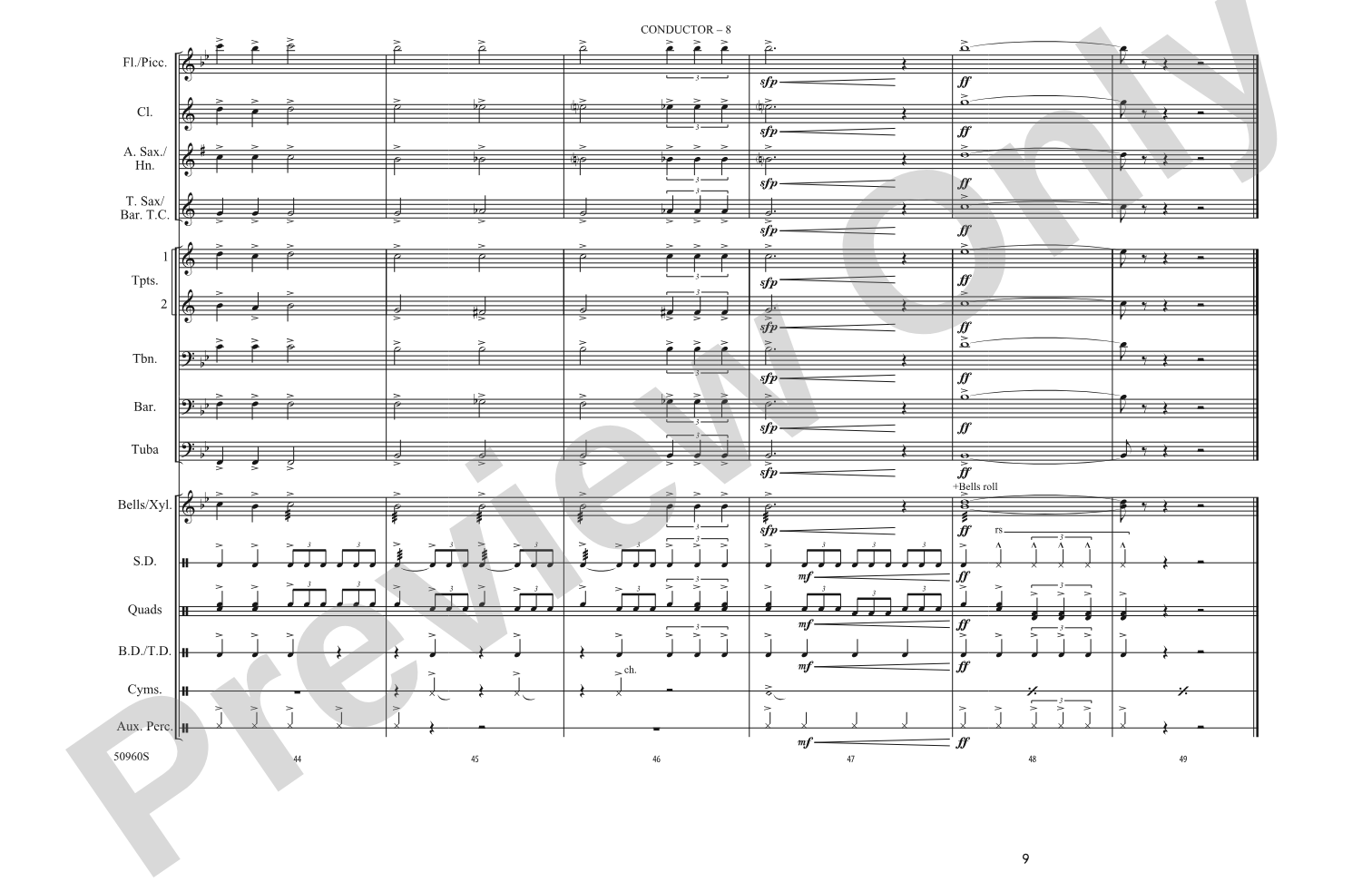 You've Never Had Chocolate Like This: Marching Band Conductor Score & Parts