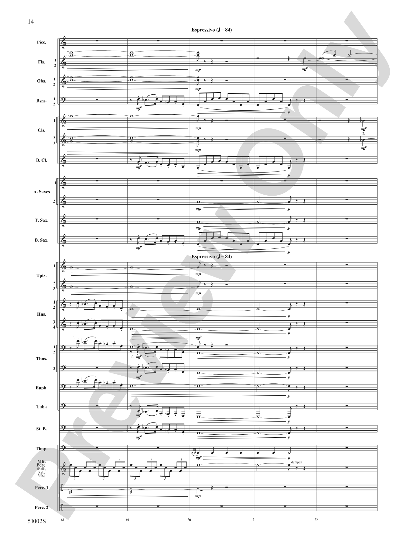 A Ship in the Mist: Concert Band Conductor Score & Parts