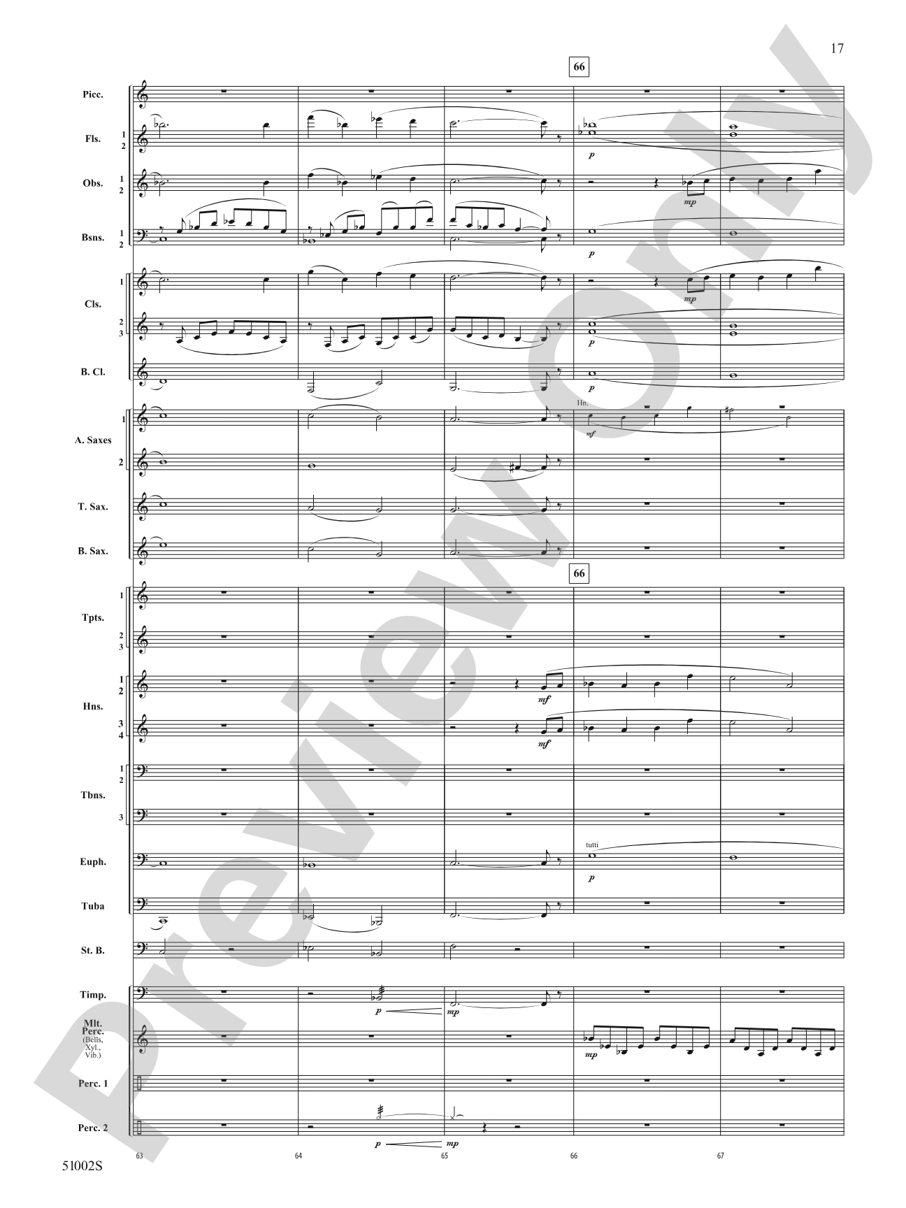 A Ship in the Mist: Concert Band Conductor Score & Parts