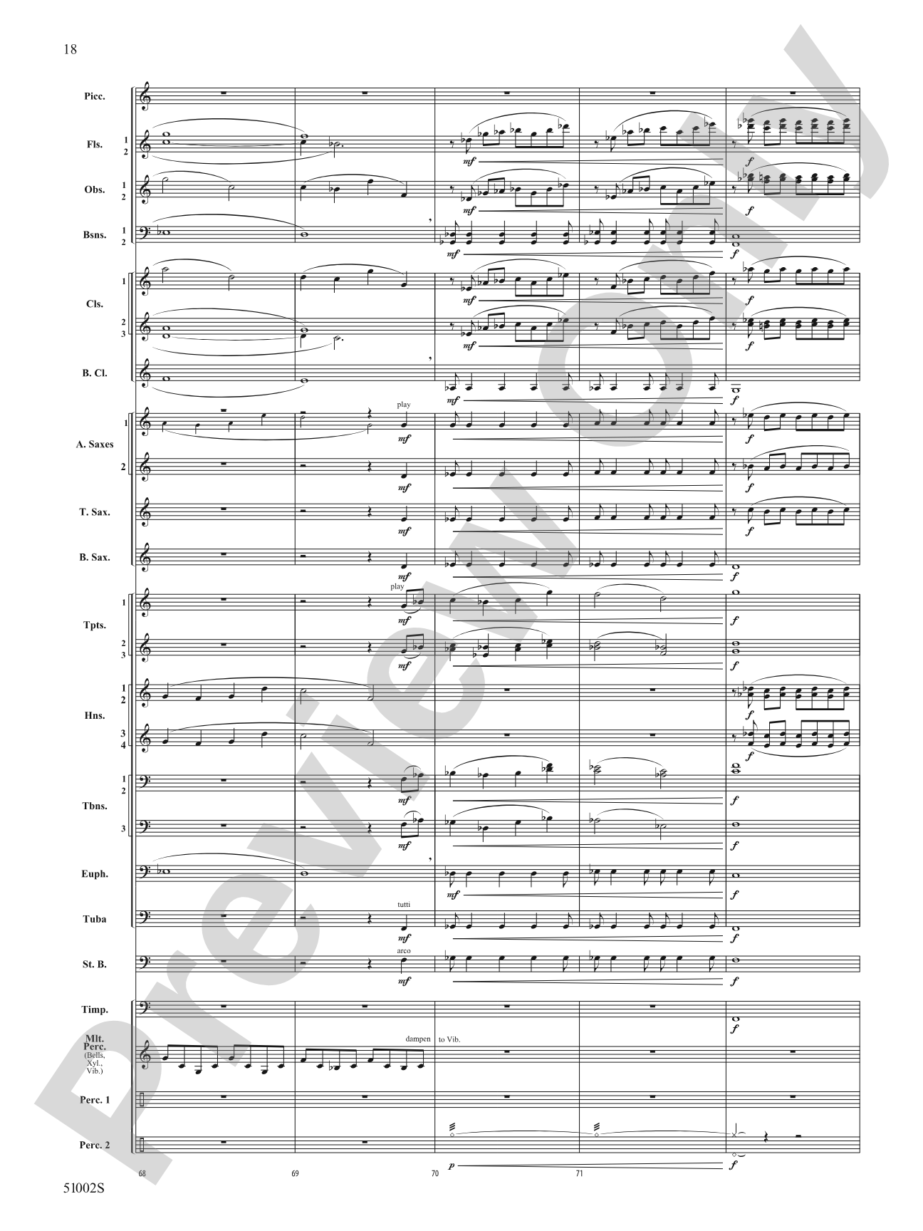 A Ship in the Mist: Concert Band Conductor Score & Parts