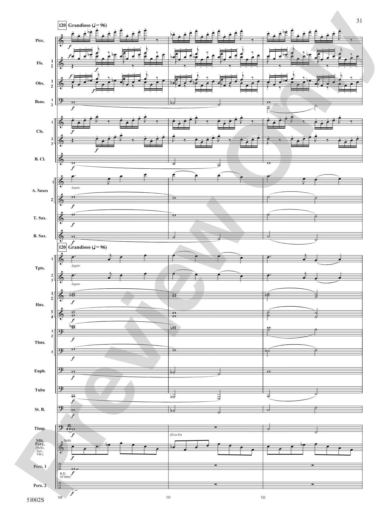 A Ship in the Mist: Concert Band Conductor Score & Parts