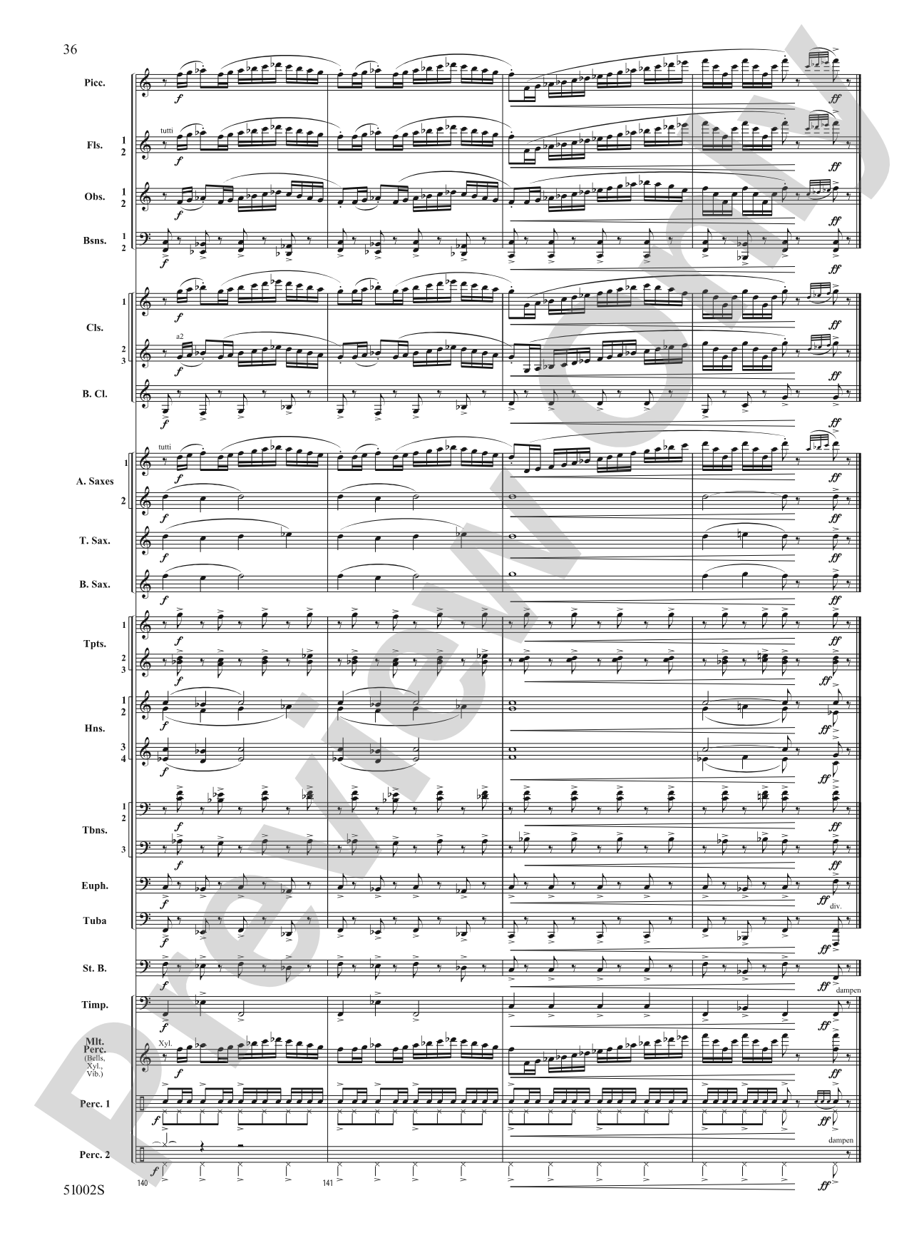 A Ship in the Mist: Concert Band Conductor Score & Parts