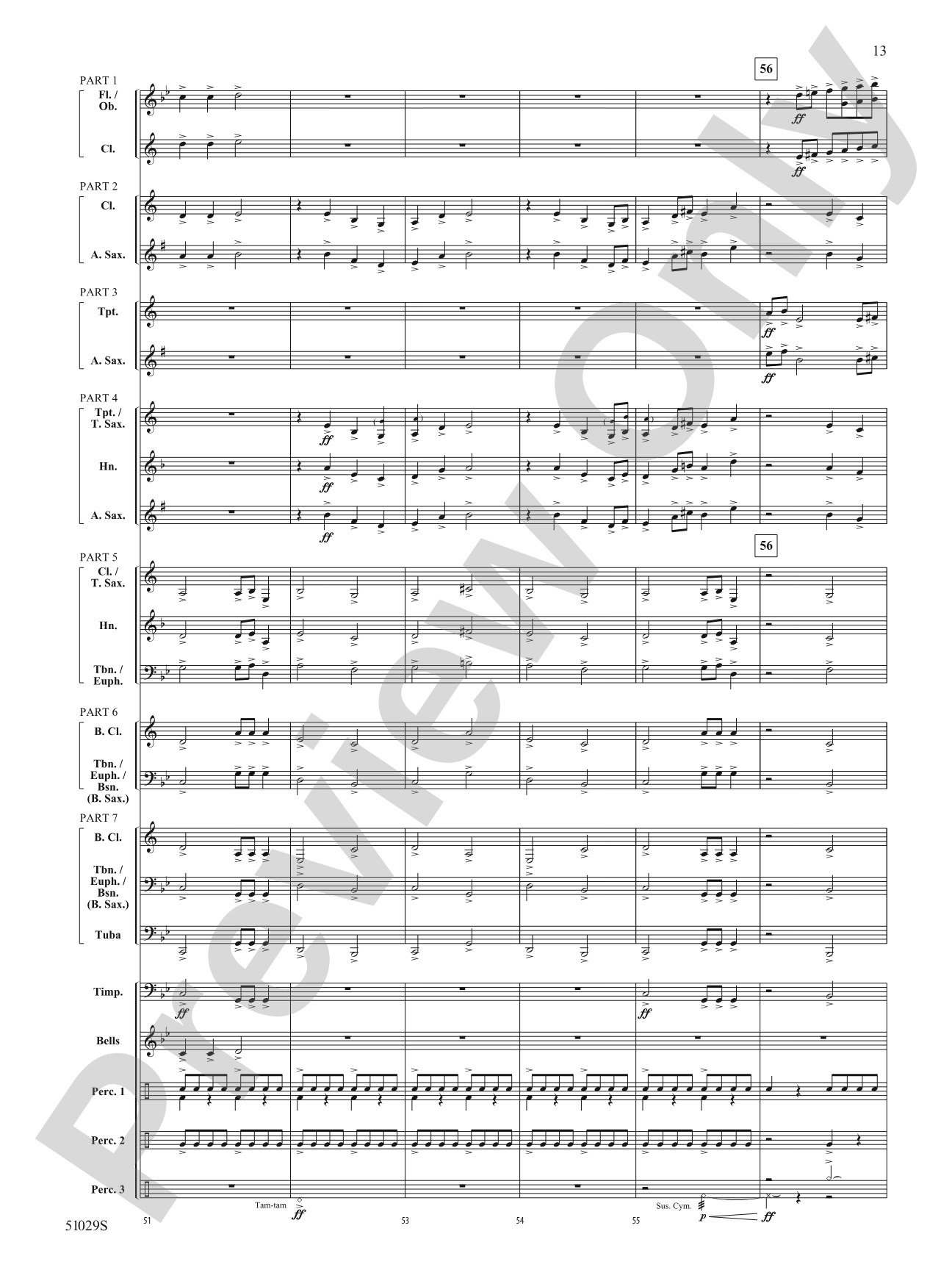 One Final Mission: Concert Band Conductor Score & Parts - ColorFlex Version