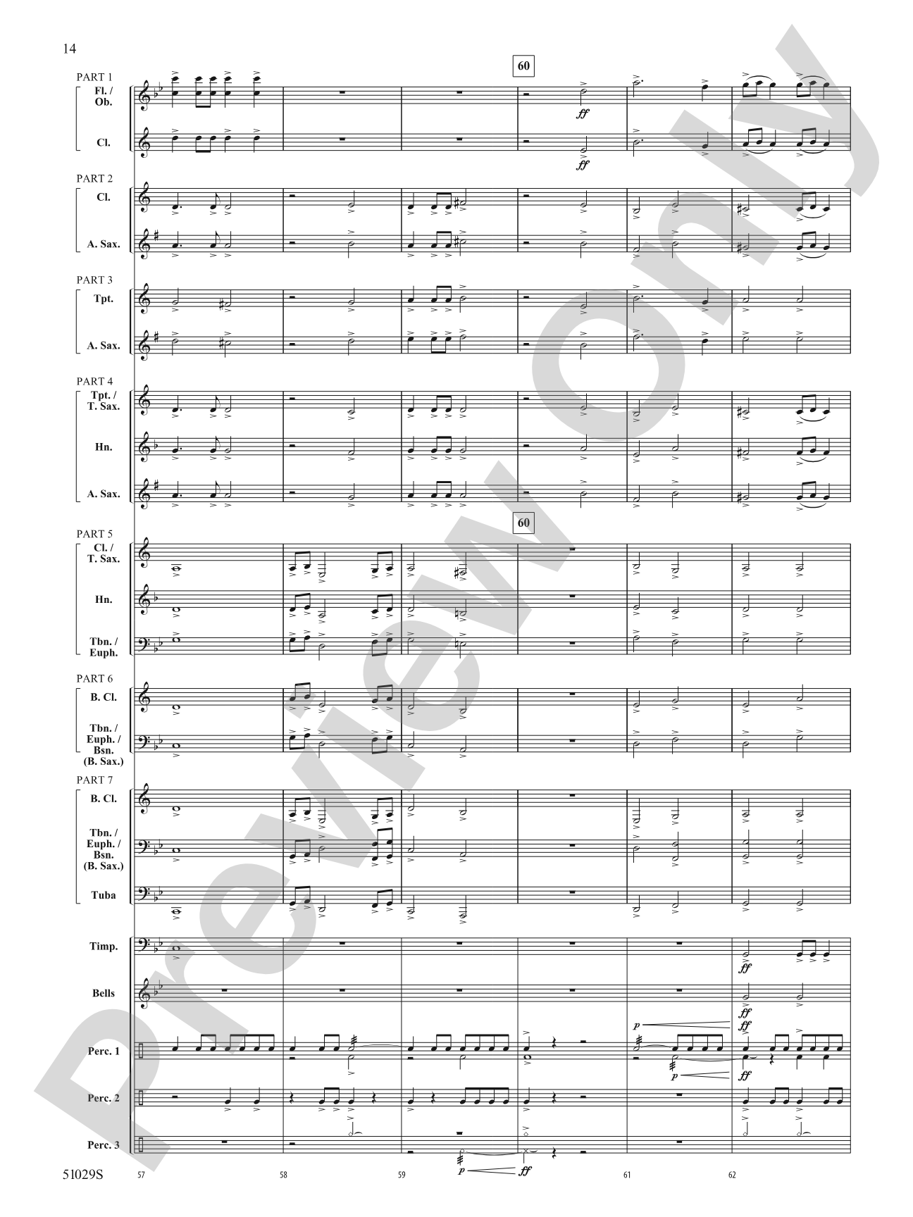 One Final Mission: Concert Band Conductor Score & Parts - ColorFlex Version