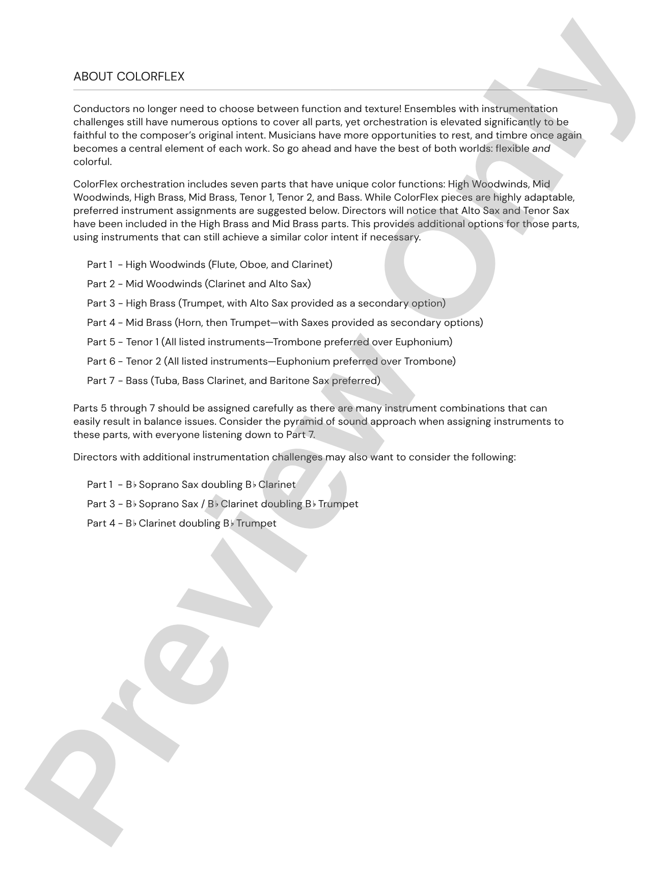 One Final Mission: Concert Band Conductor Score & Parts - ColorFlex Version