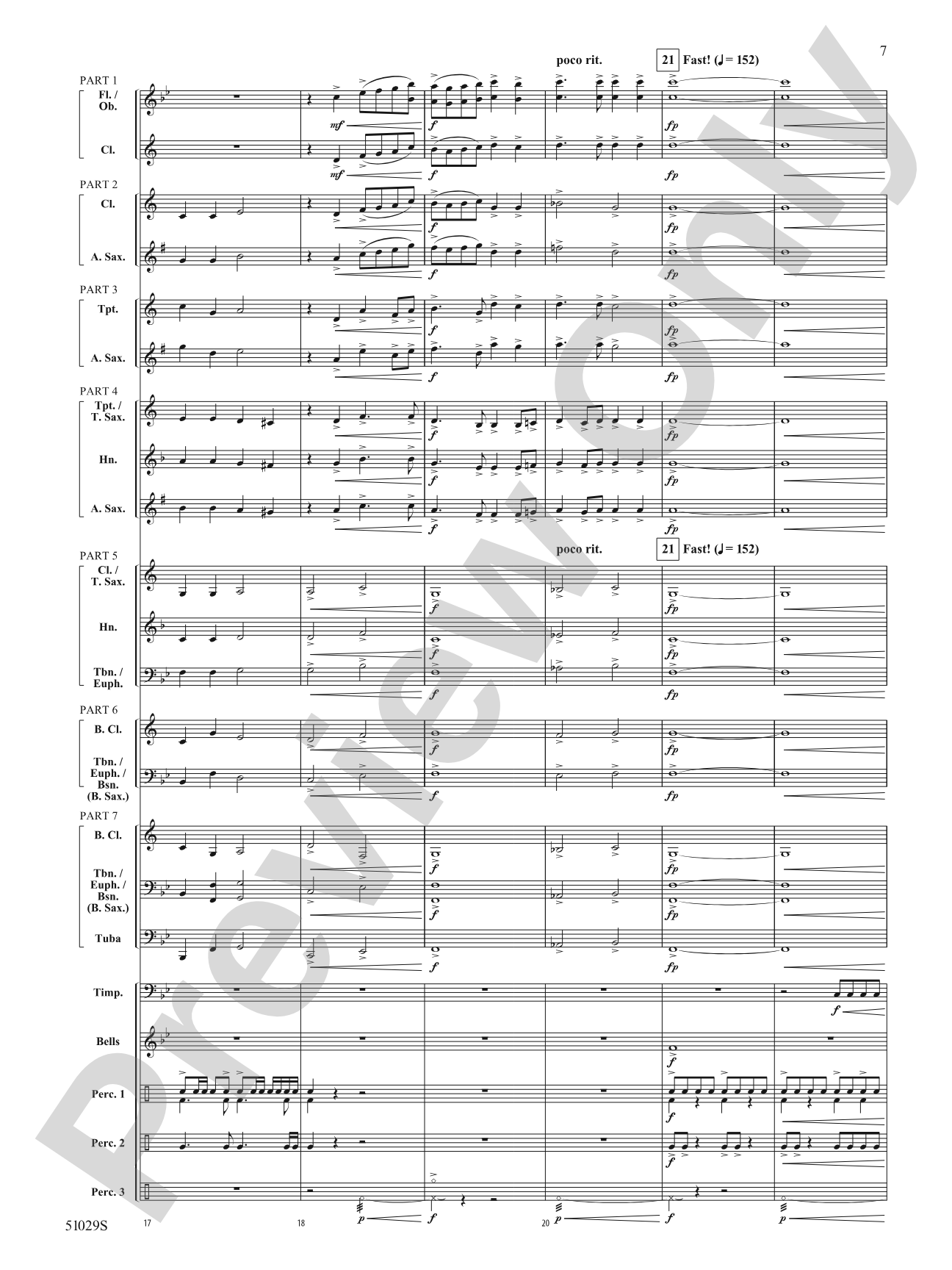 One Final Mission: Concert Band Conductor Score & Parts - ColorFlex Version