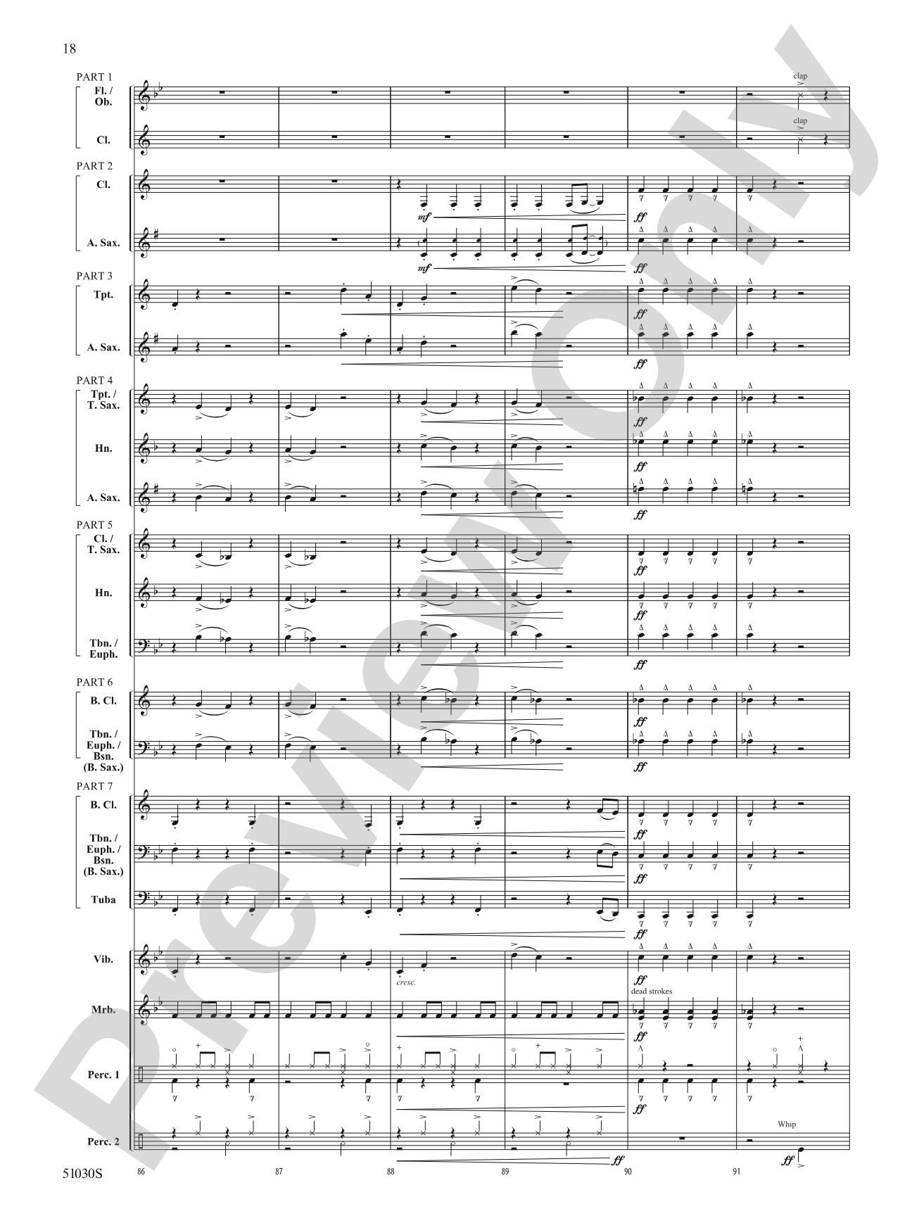 You Better Sleigh!: Concert Band Conductor Score & Parts - ColorFlex version