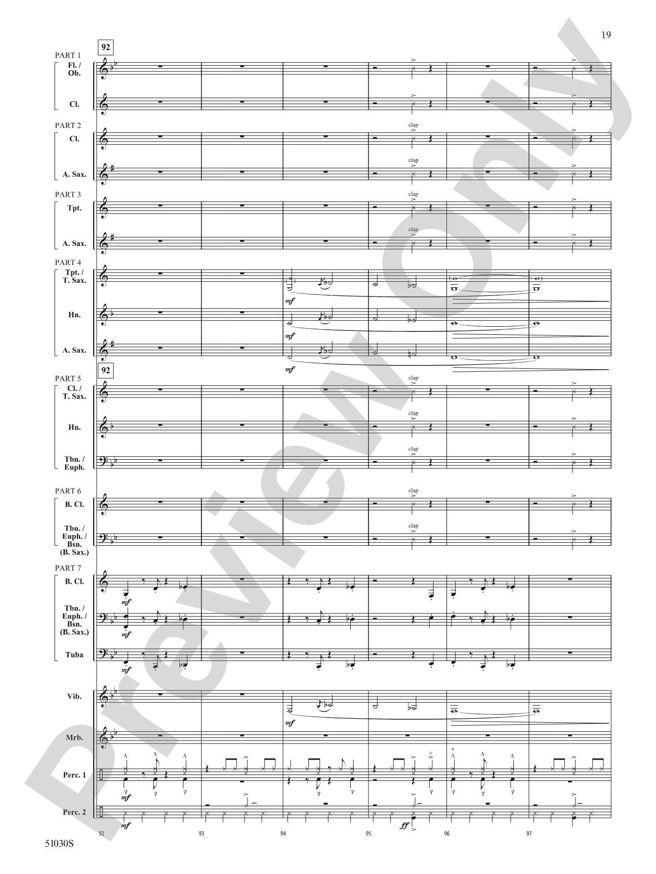 You Better Sleigh!: Concert Band Conductor Score & Parts - ColorFlex version