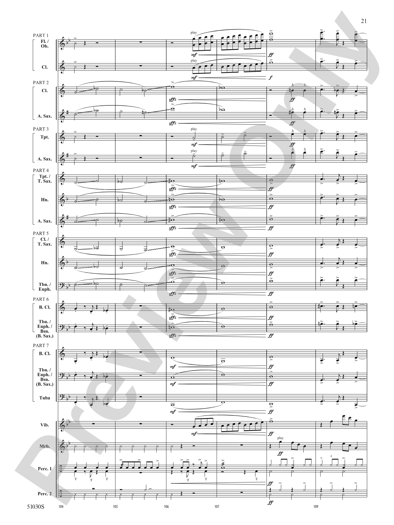 You Better Sleigh!: Concert Band Conductor Score & Parts - ColorFlex version