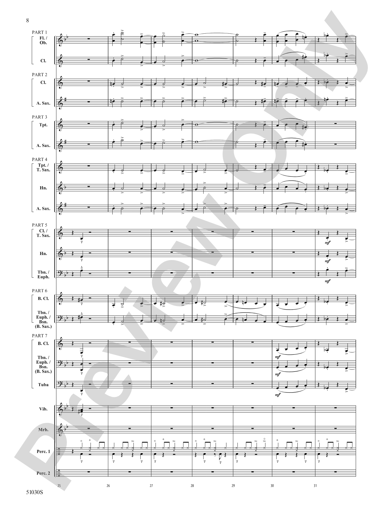 You Better Sleigh!: Concert Band Conductor Score & Parts - ColorFlex version
