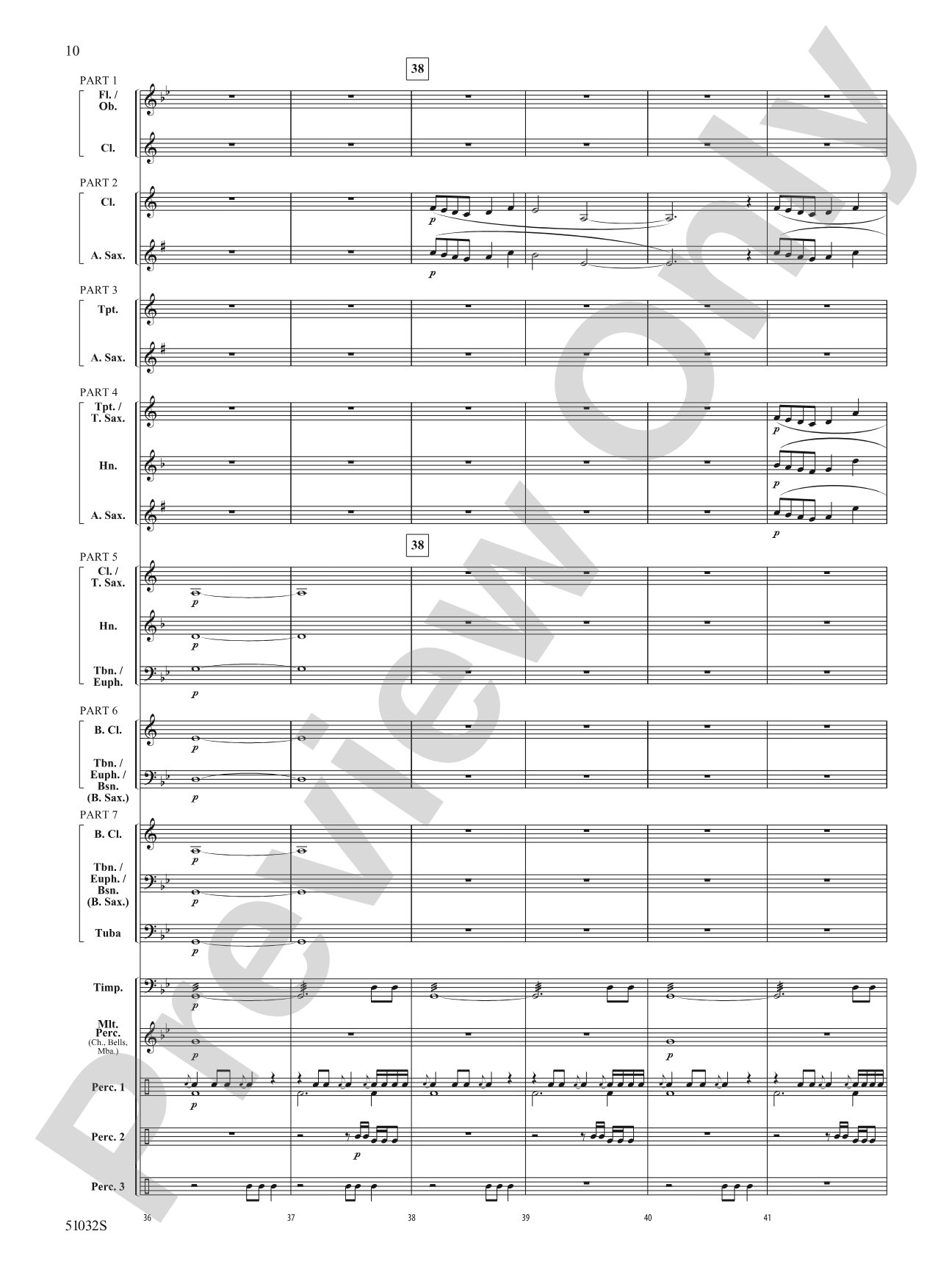 Moscow, 1941: Concert Band Conductor Score & Parts - ColorFlex version