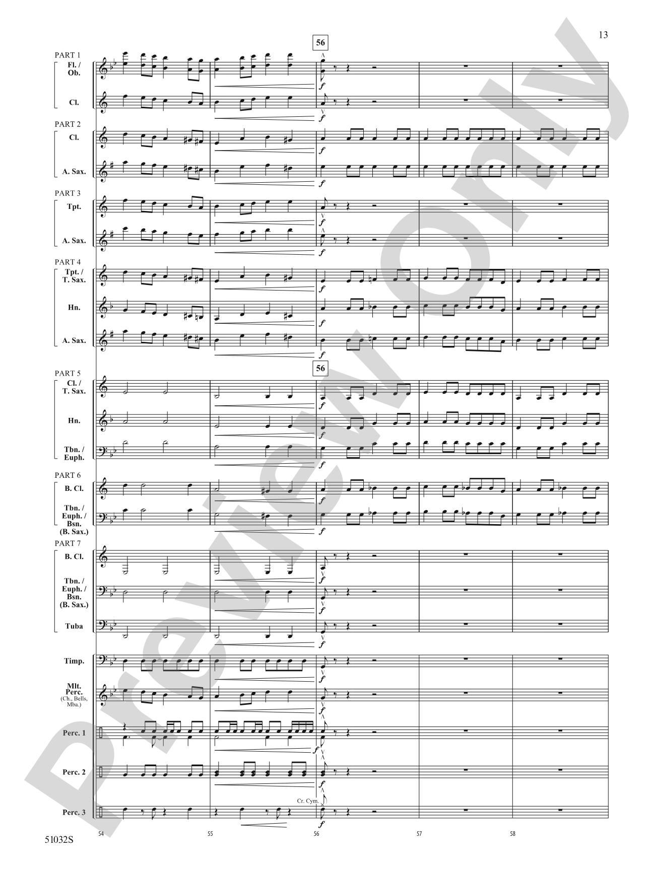 Moscow, 1941: Concert Band Conductor Score & Parts - ColorFlex version