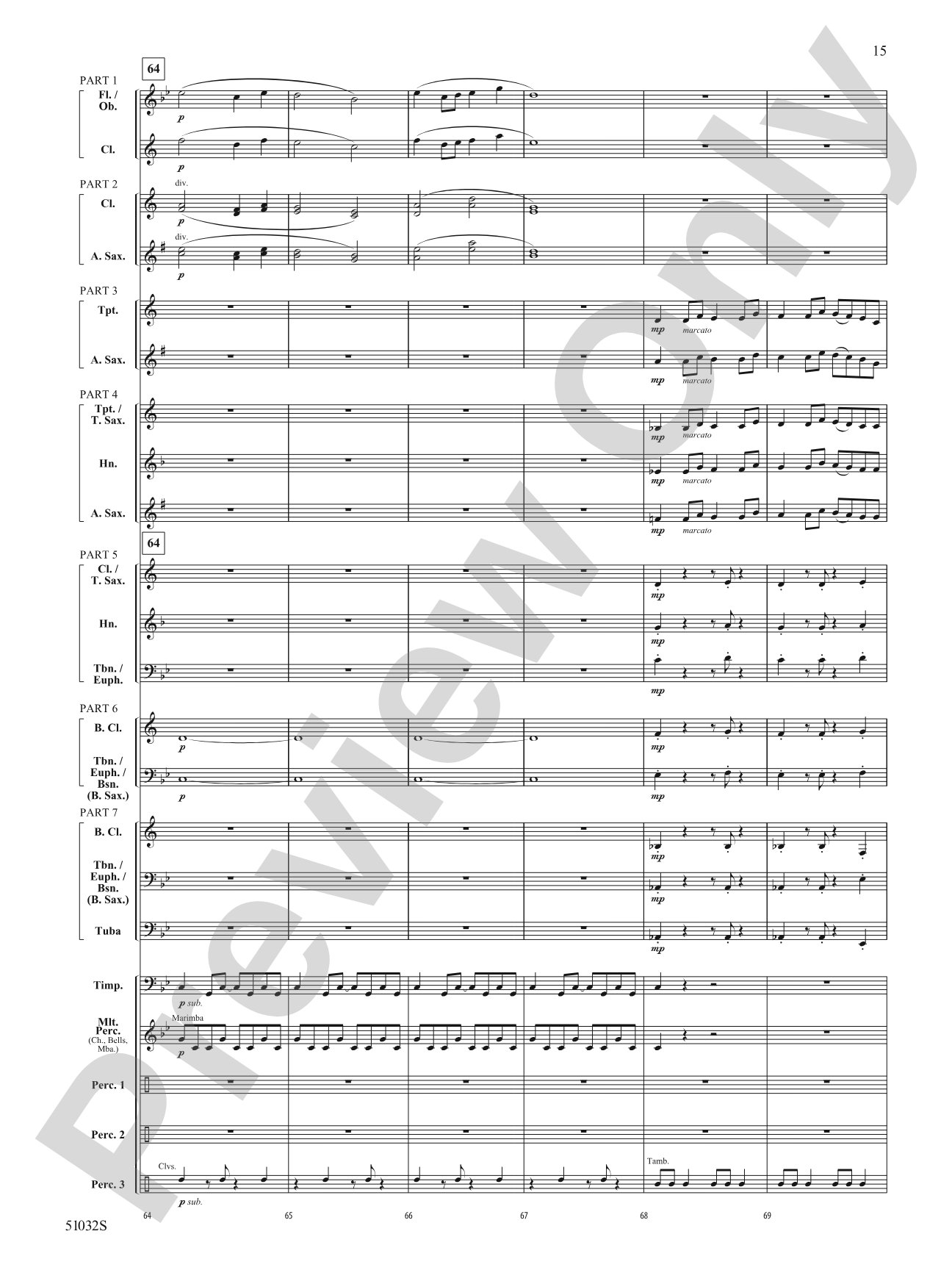 Moscow, 1941: Concert Band Conductor Score & Parts - ColorFlex version