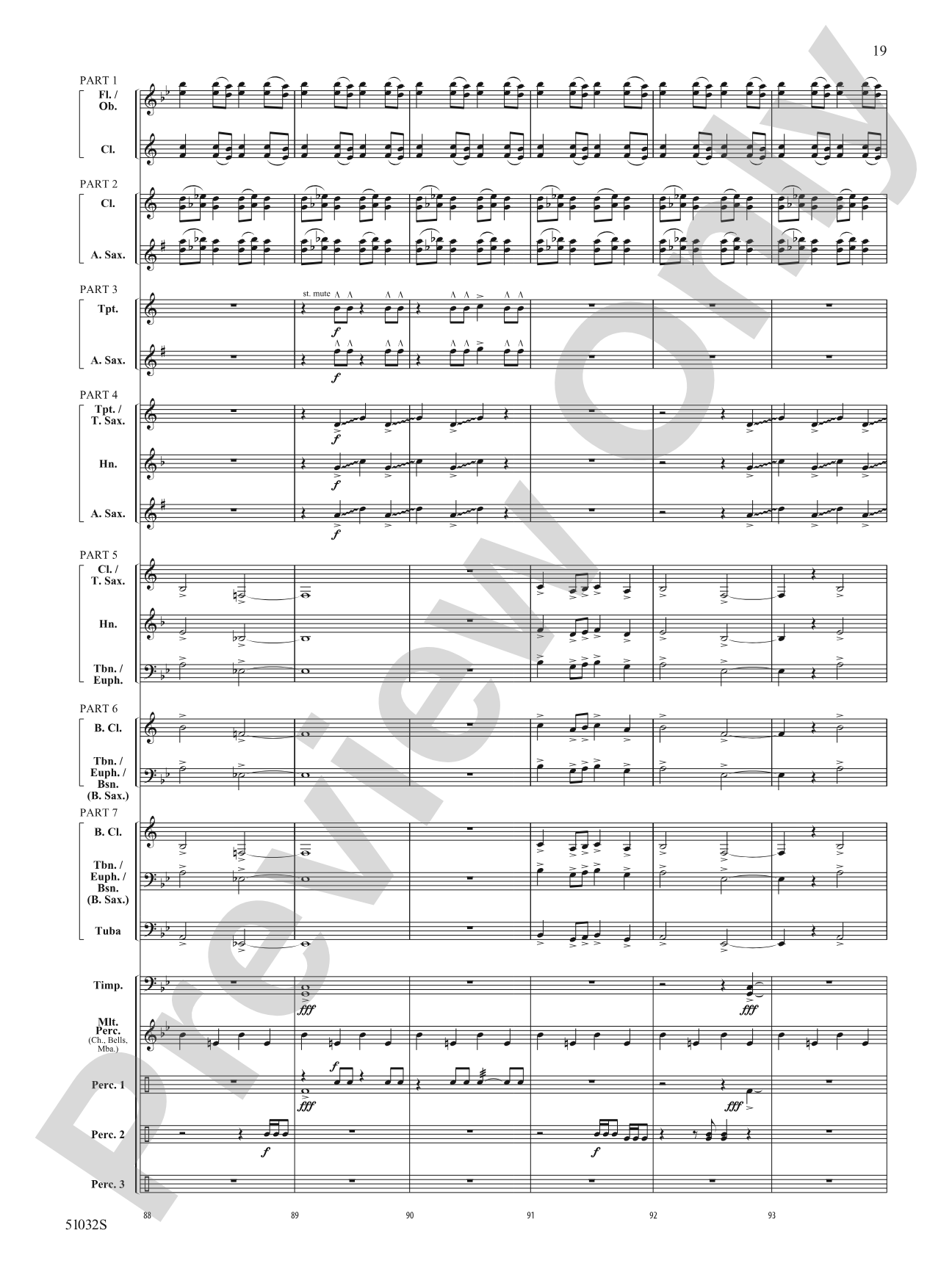 Moscow, 1941: Concert Band Conductor Score & Parts - ColorFlex version