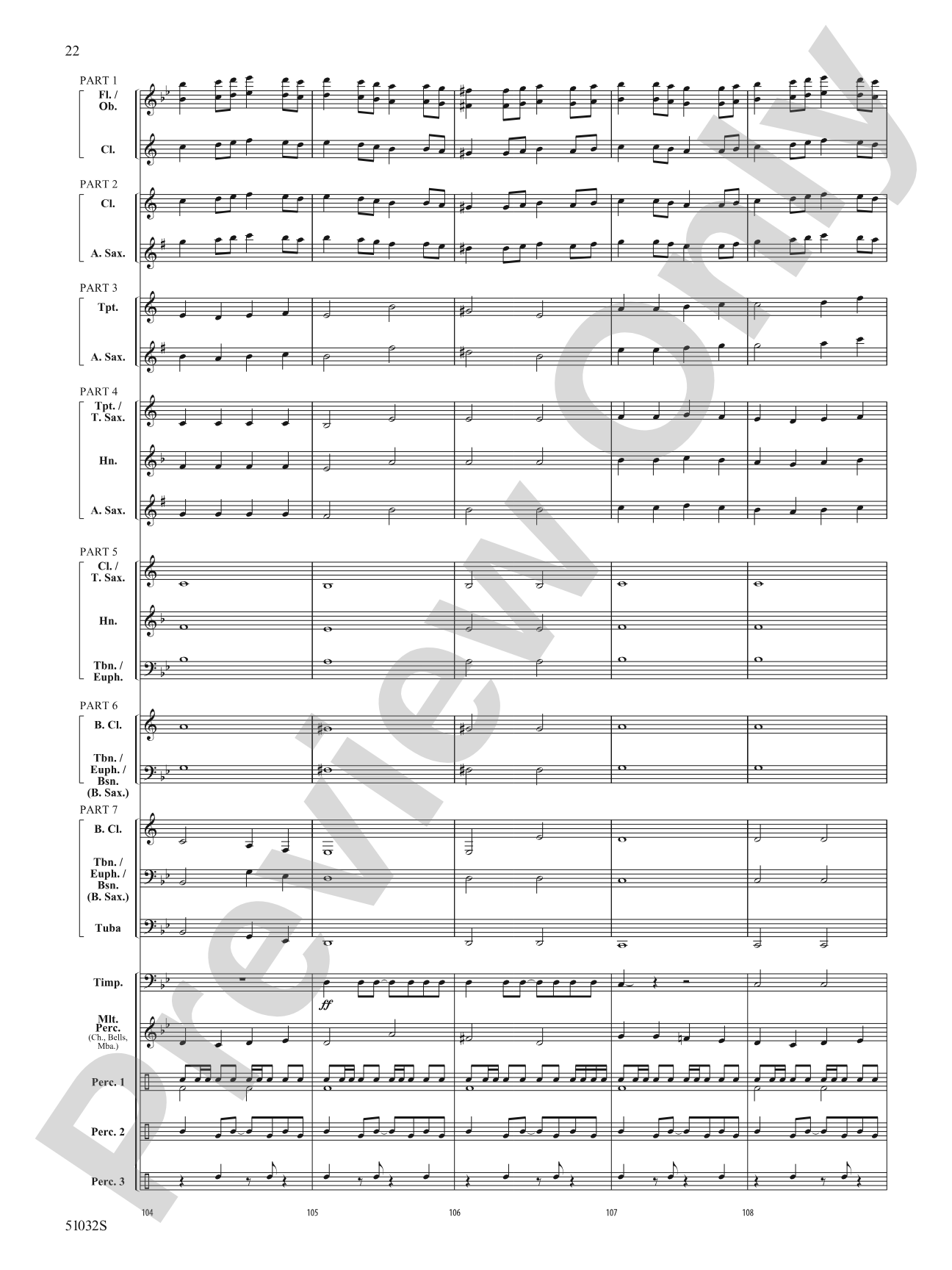 Moscow, 1941: Concert Band Conductor Score & Parts - ColorFlex version