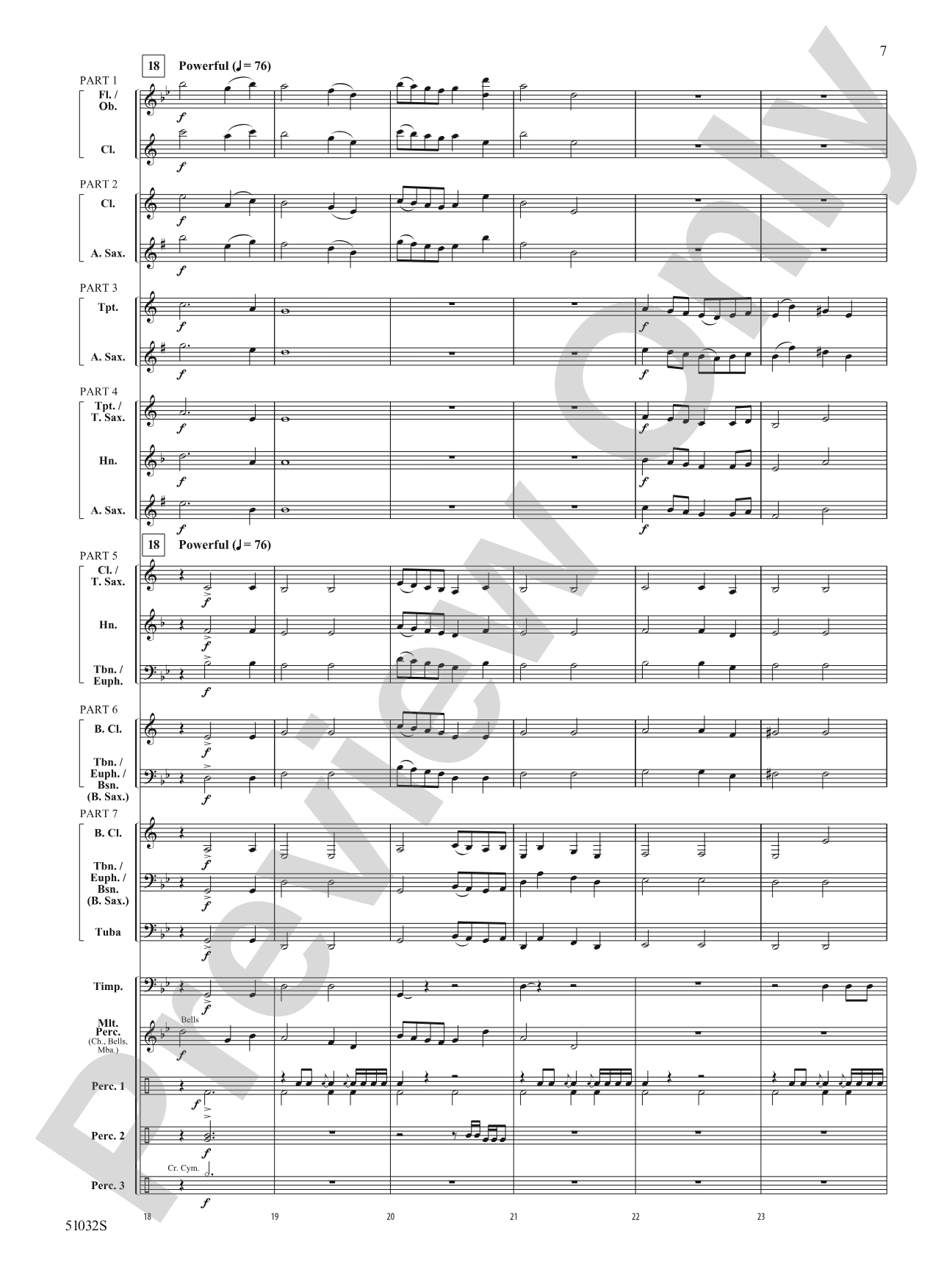 Moscow, 1941: Concert Band Conductor Score & Parts - ColorFlex version
