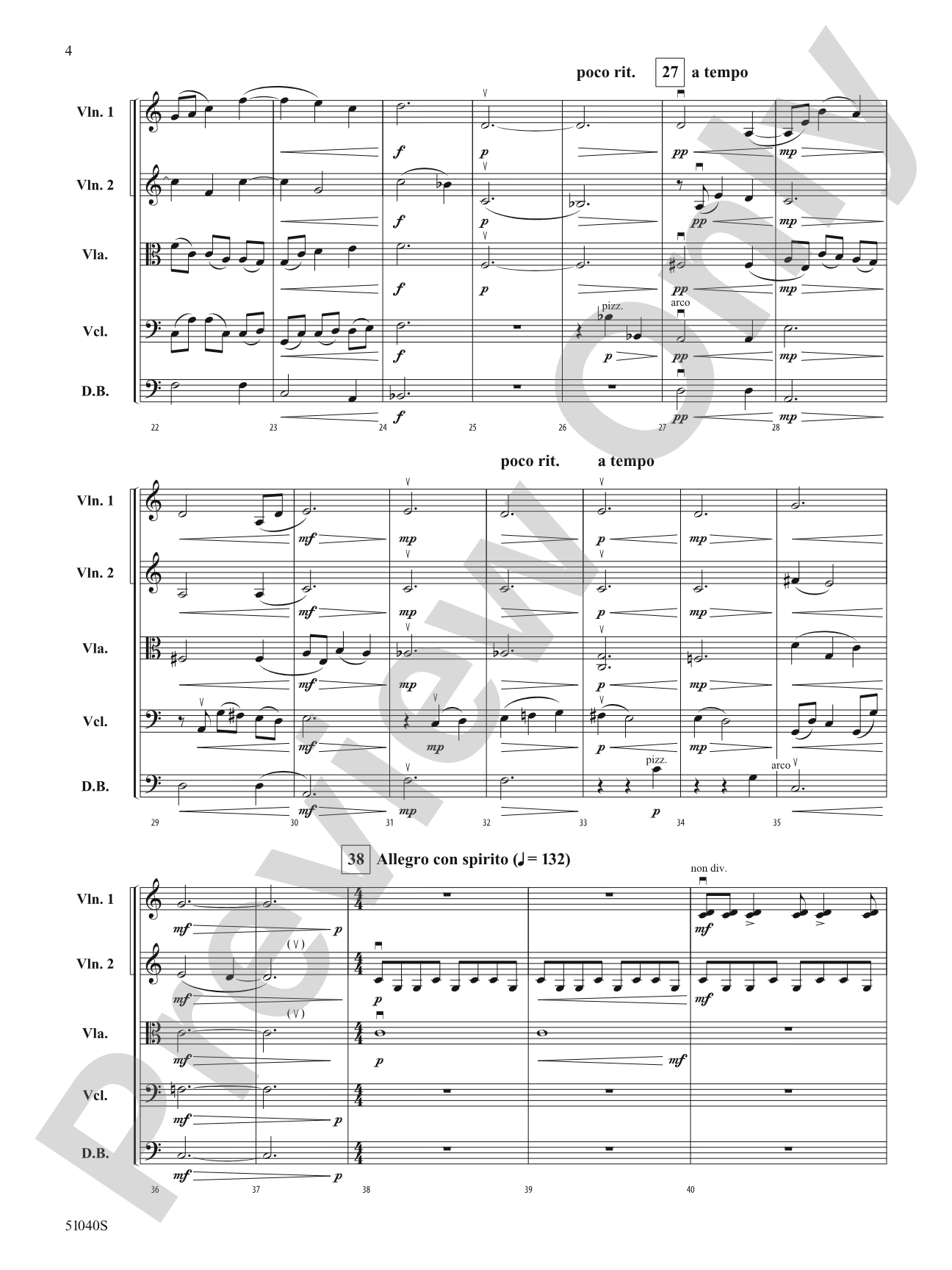 The Golden Gateway: String Orchestra Conductor Score & Parts