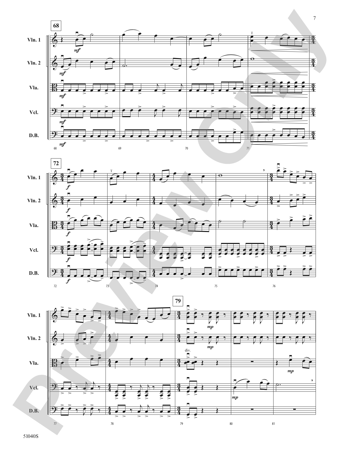 The Golden Gateway: String Orchestra Conductor Score & Parts
