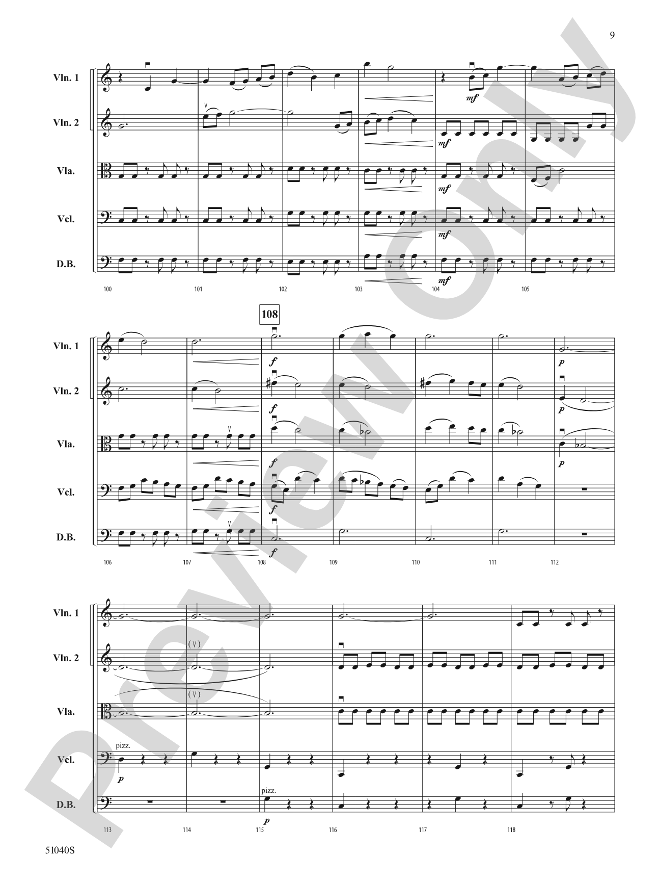The Golden Gateway: String Orchestra Conductor Score & Parts