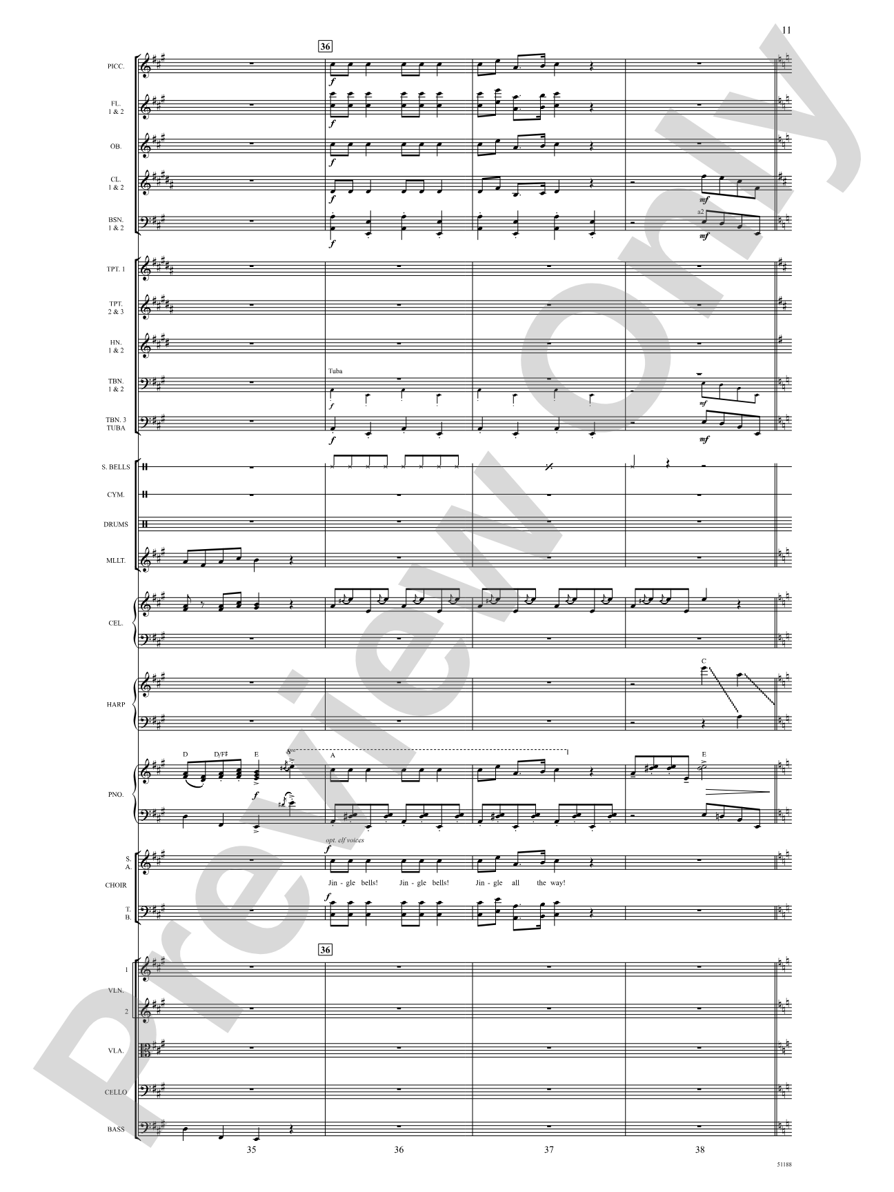 Theme from Elf: Score