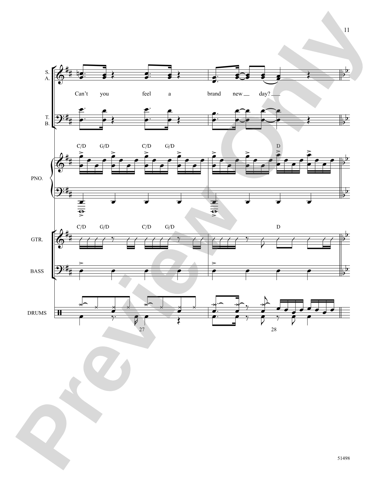 A Brand New Day: Choral SoundPax