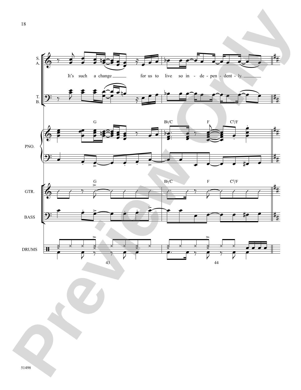 A Brand New Day: Choral SoundPax
