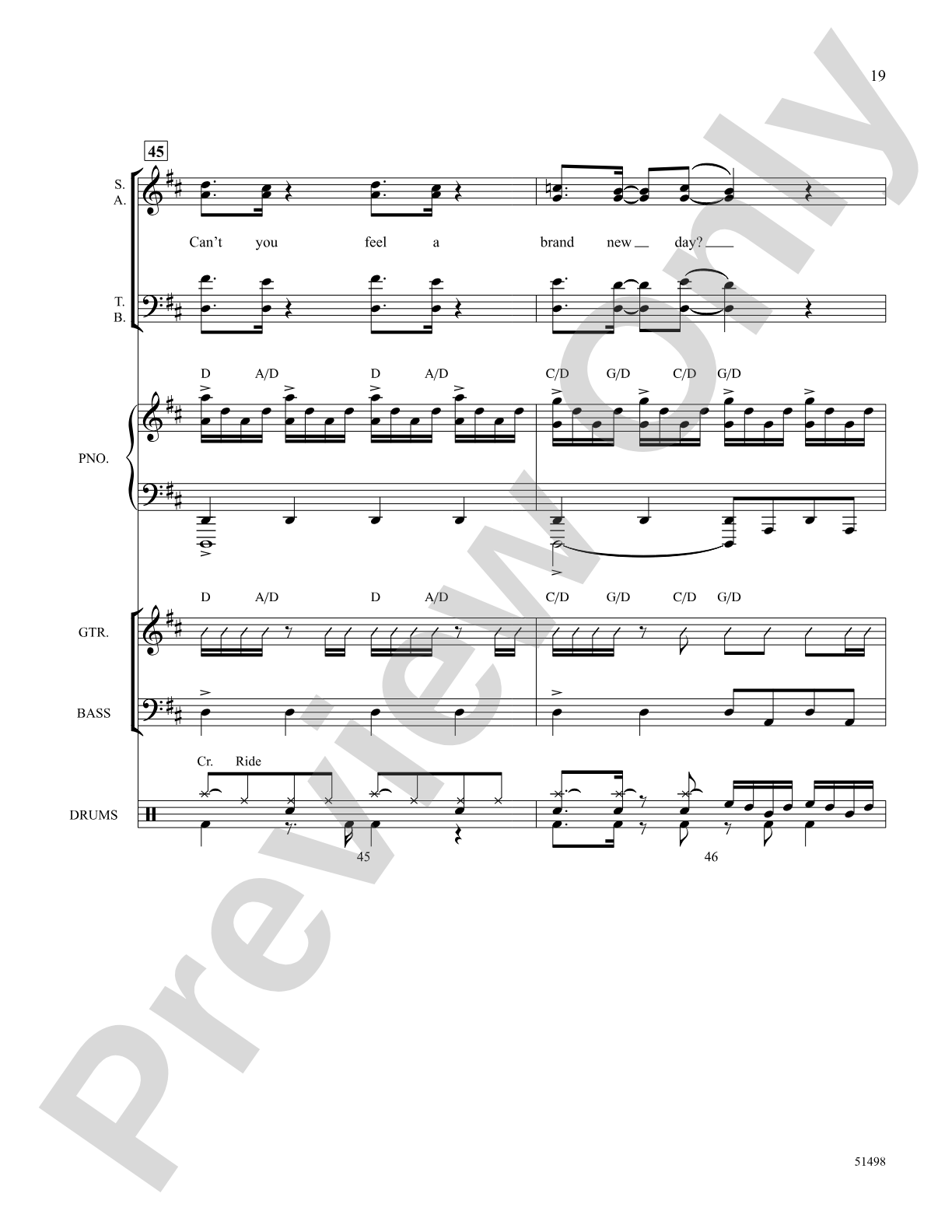 A Brand New Day: Choral SoundPax
