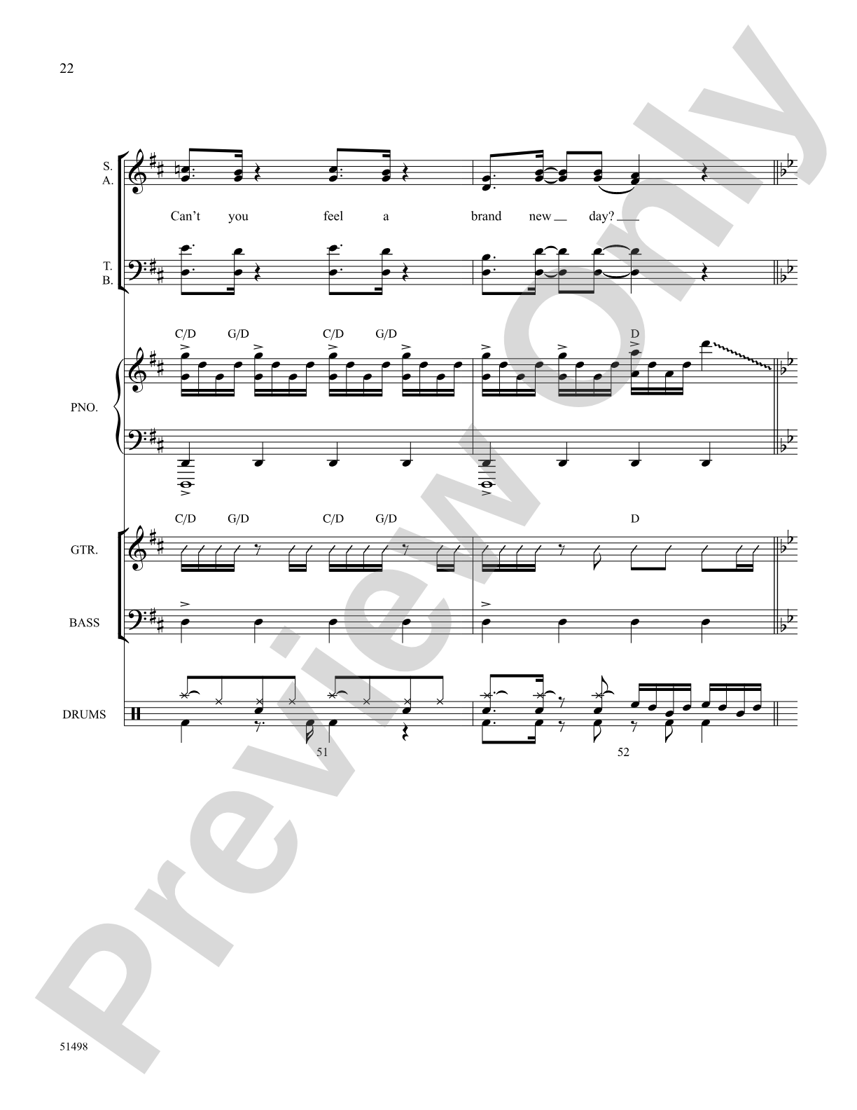 A Brand New Day: Choral SoundPax