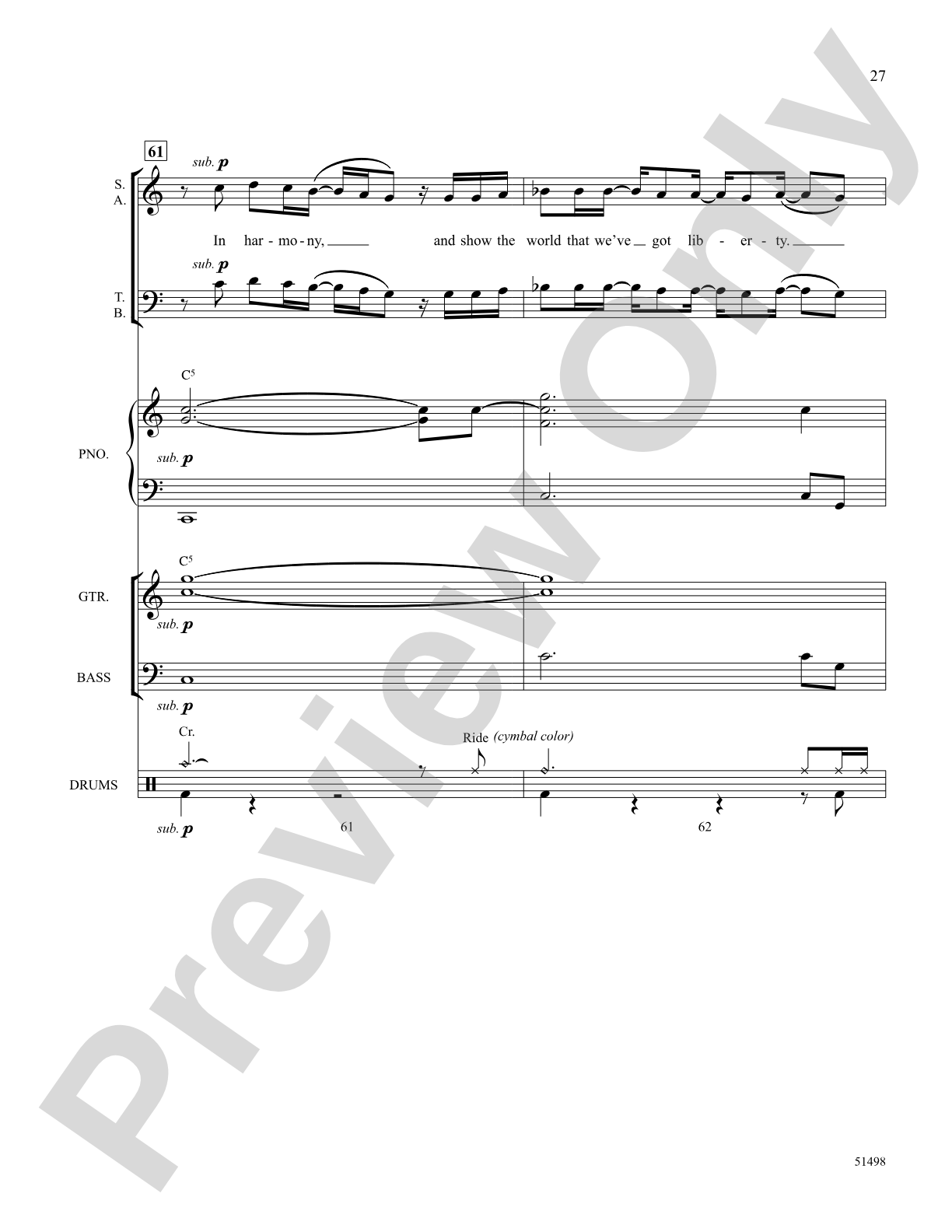A Brand New Day: Choral SoundPax