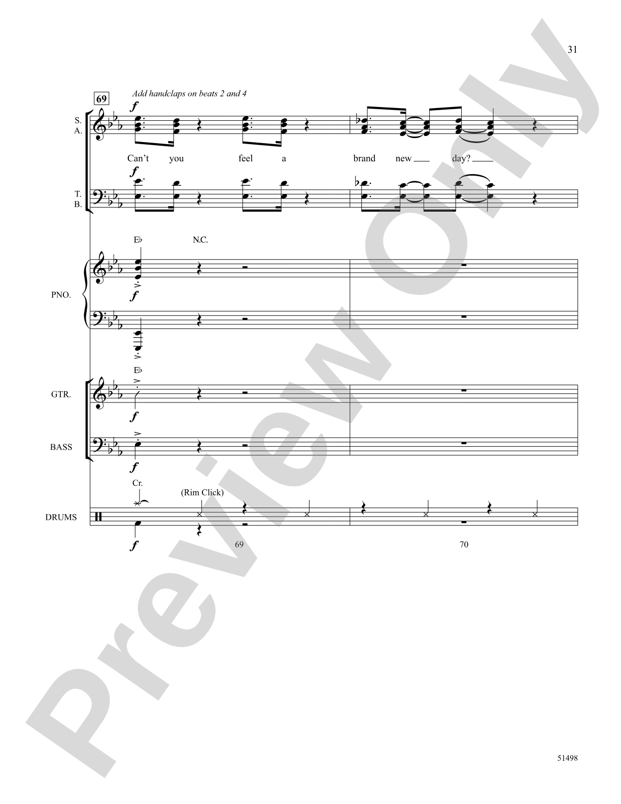 A Brand New Day: Choral SoundPax