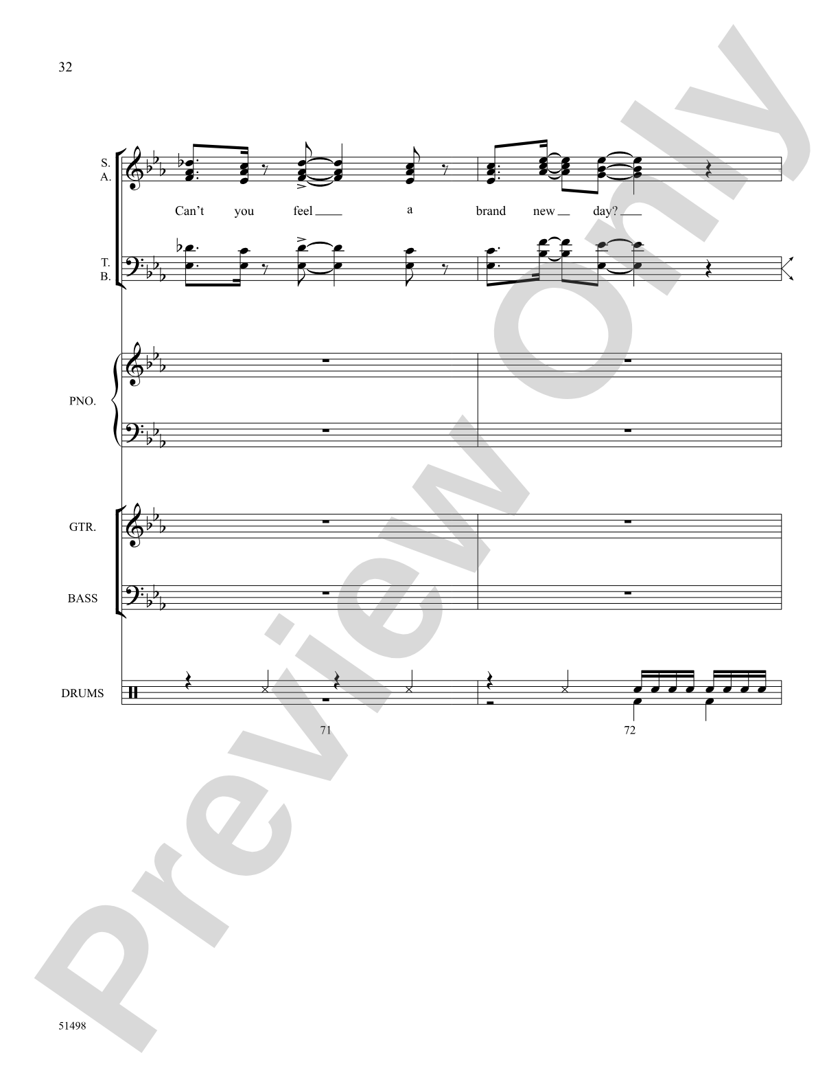 A Brand New Day: Choral SoundPax