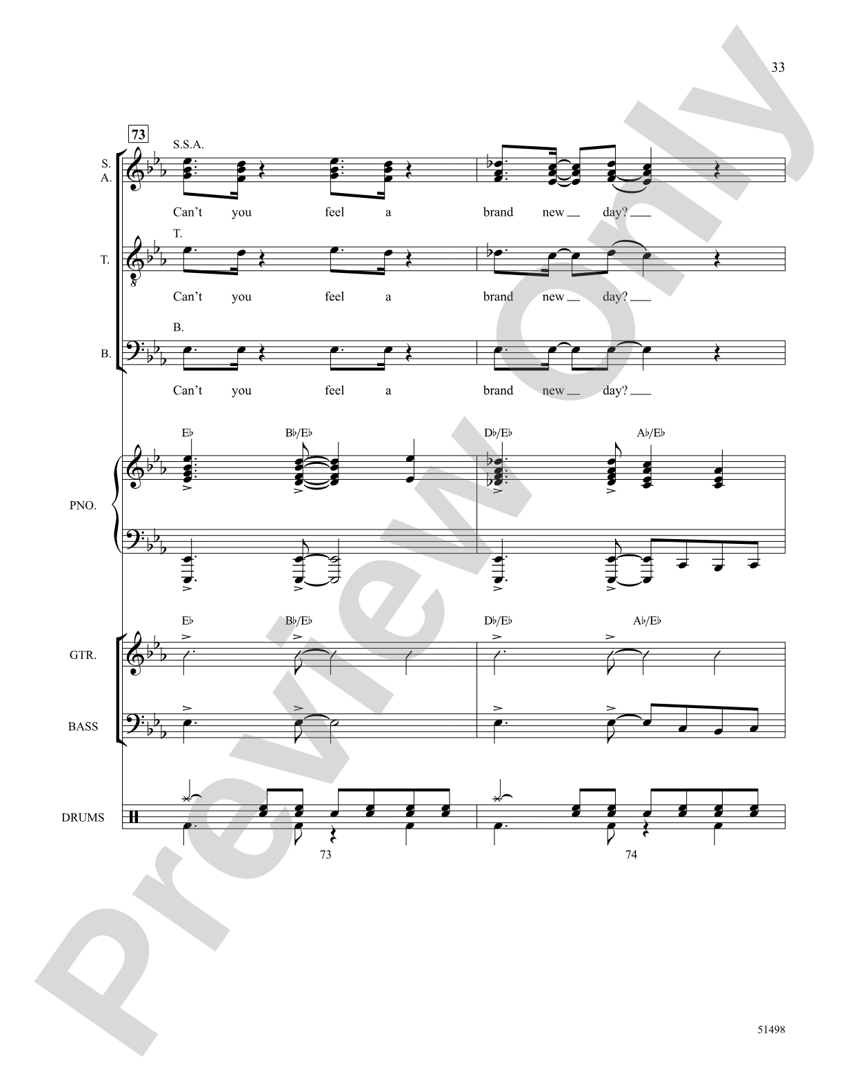 A Brand New Day: Choral SoundPax