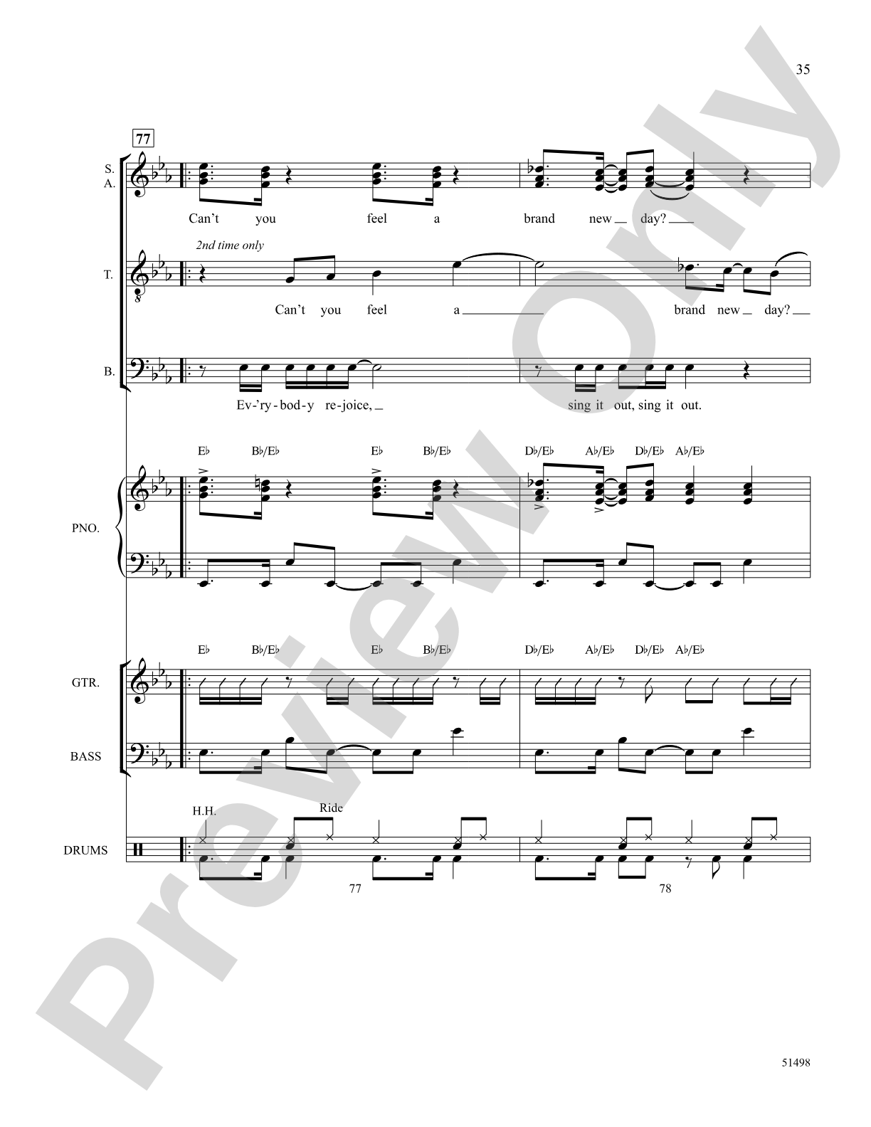 A Brand New Day: Choral SoundPax