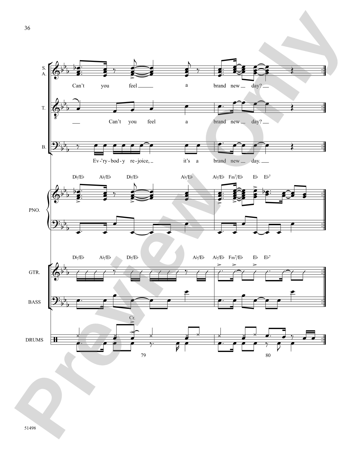 A Brand New Day: Choral SoundPax