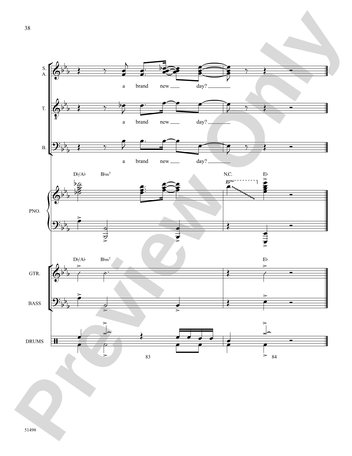 A Brand New Day: Choral SoundPax