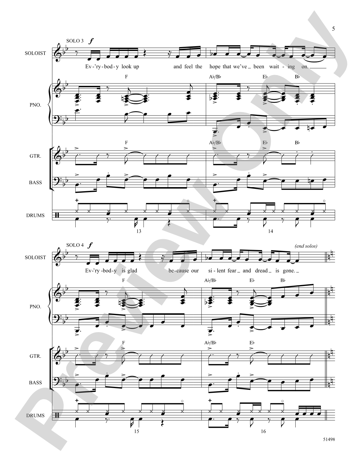 A Brand New Day: Choral SoundPax
