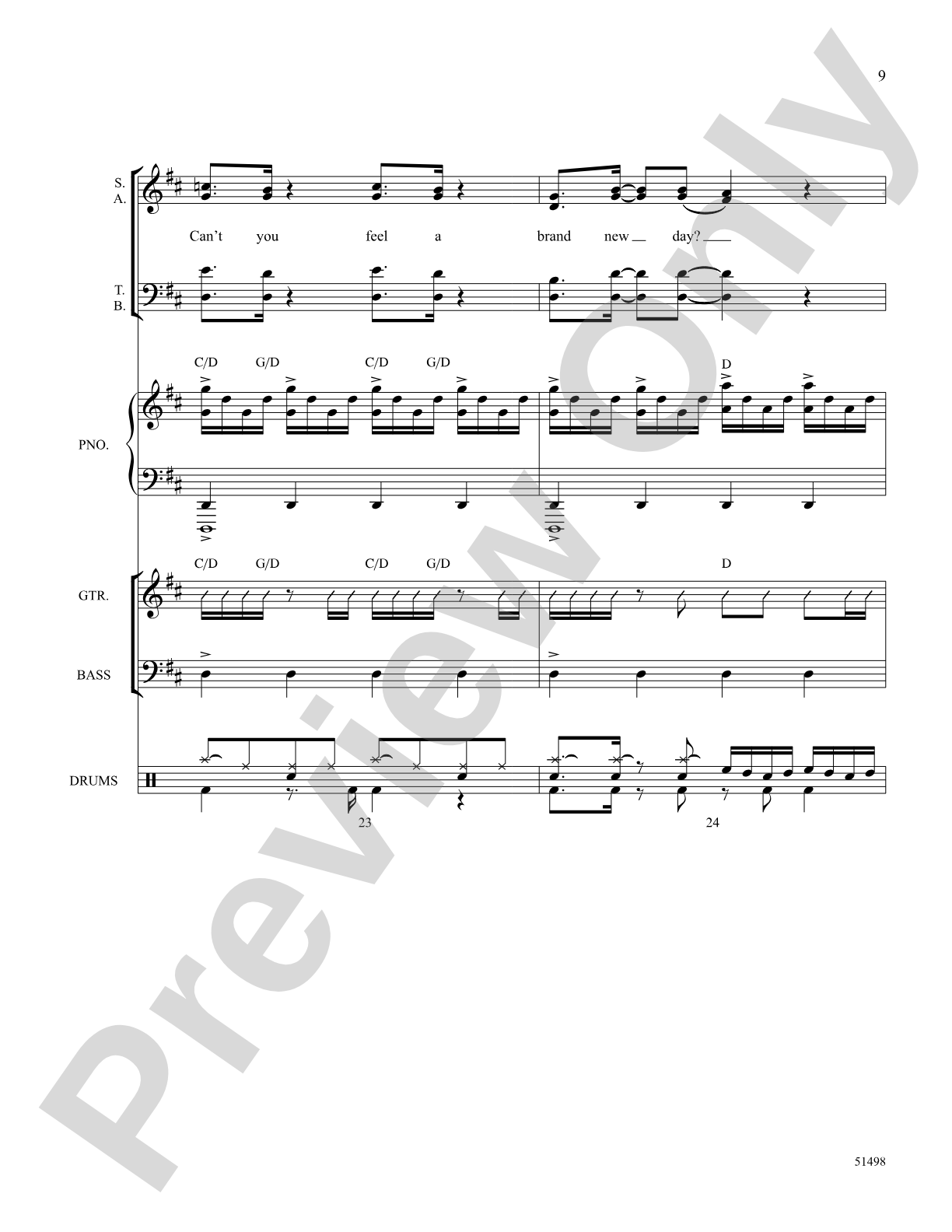 A Brand New Day: Choral SoundPax