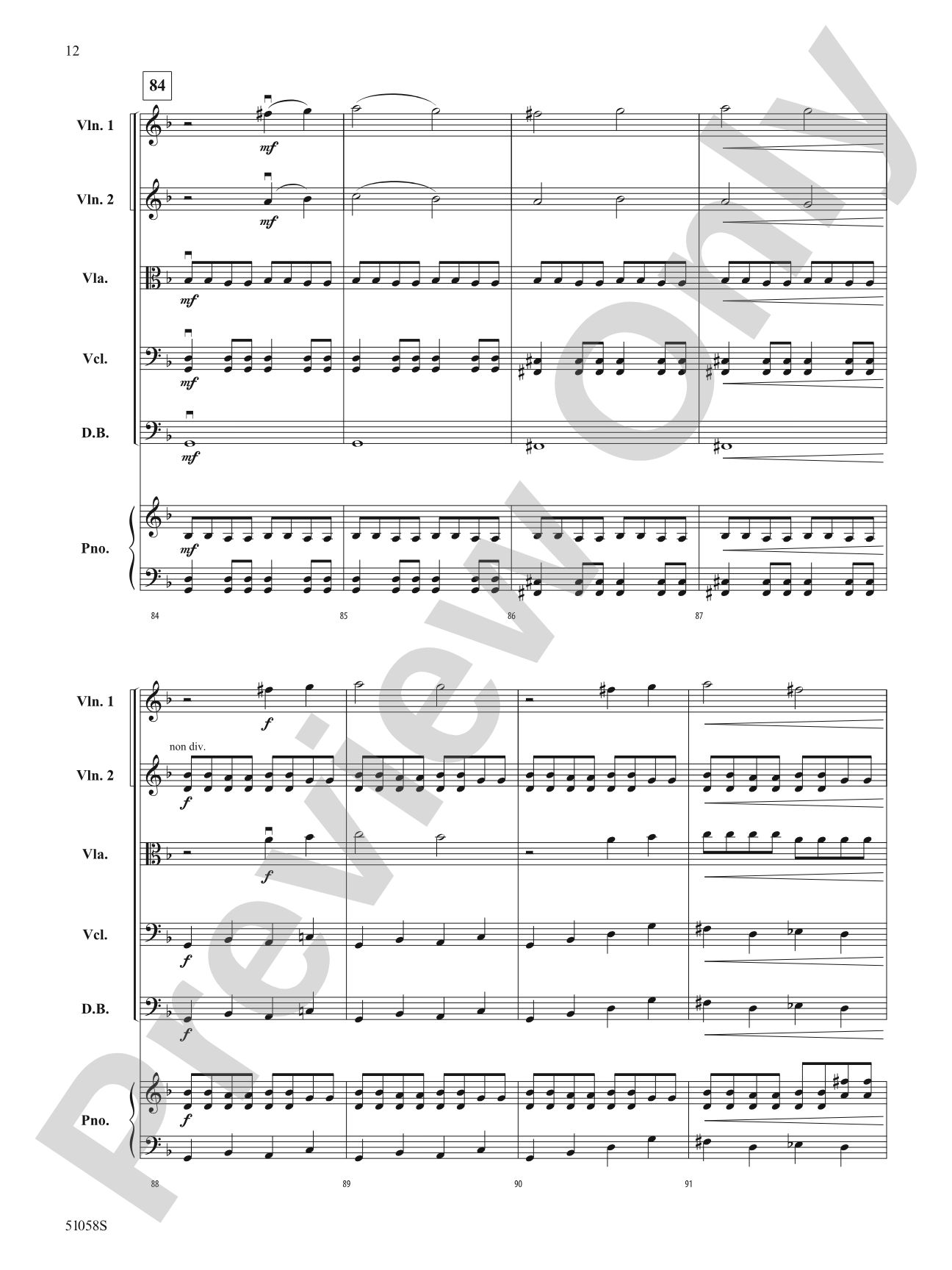 Into the Shadows: String Orchestra Conductor Score & Parts