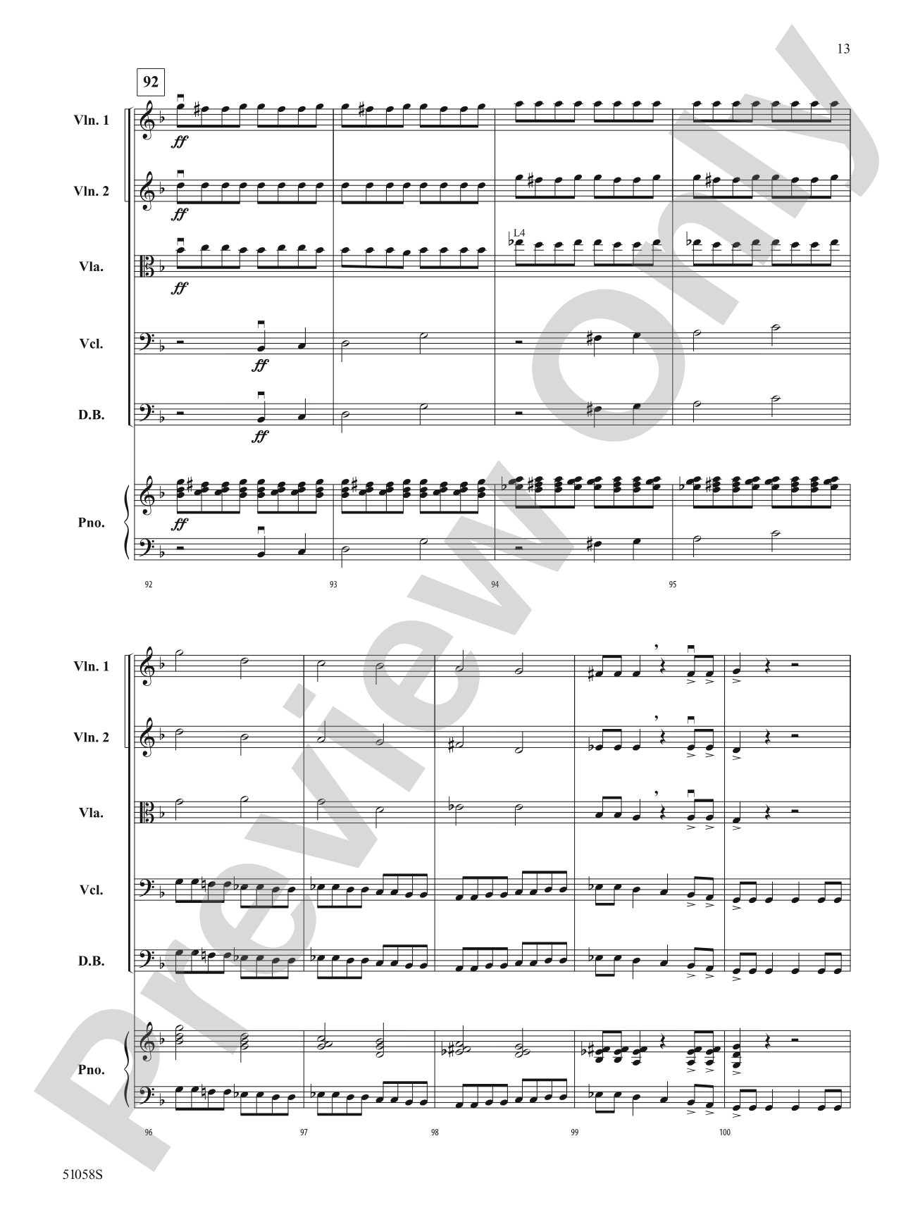 Into the Shadows: String Orchestra Conductor Score & Parts
