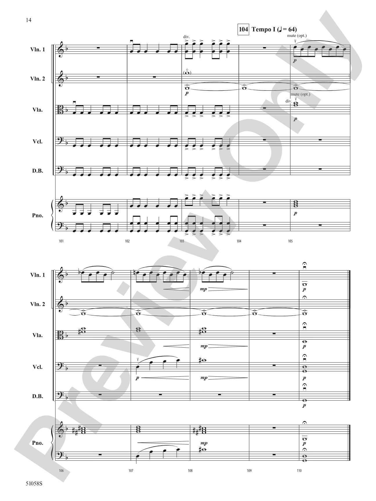 Into the Shadows: String Orchestra Conductor Score & Parts