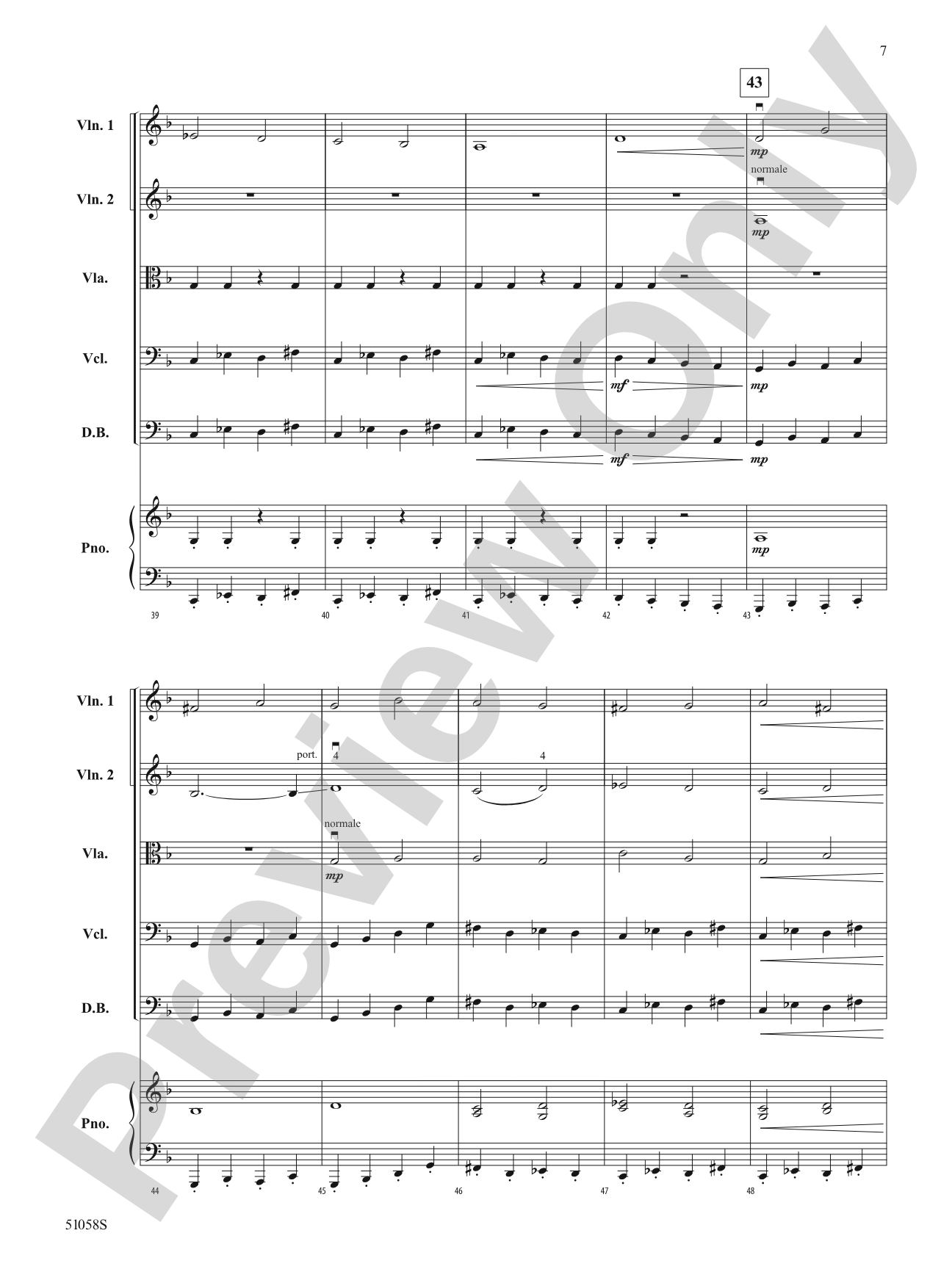 Into the Shadows: String Orchestra Conductor Score & Parts